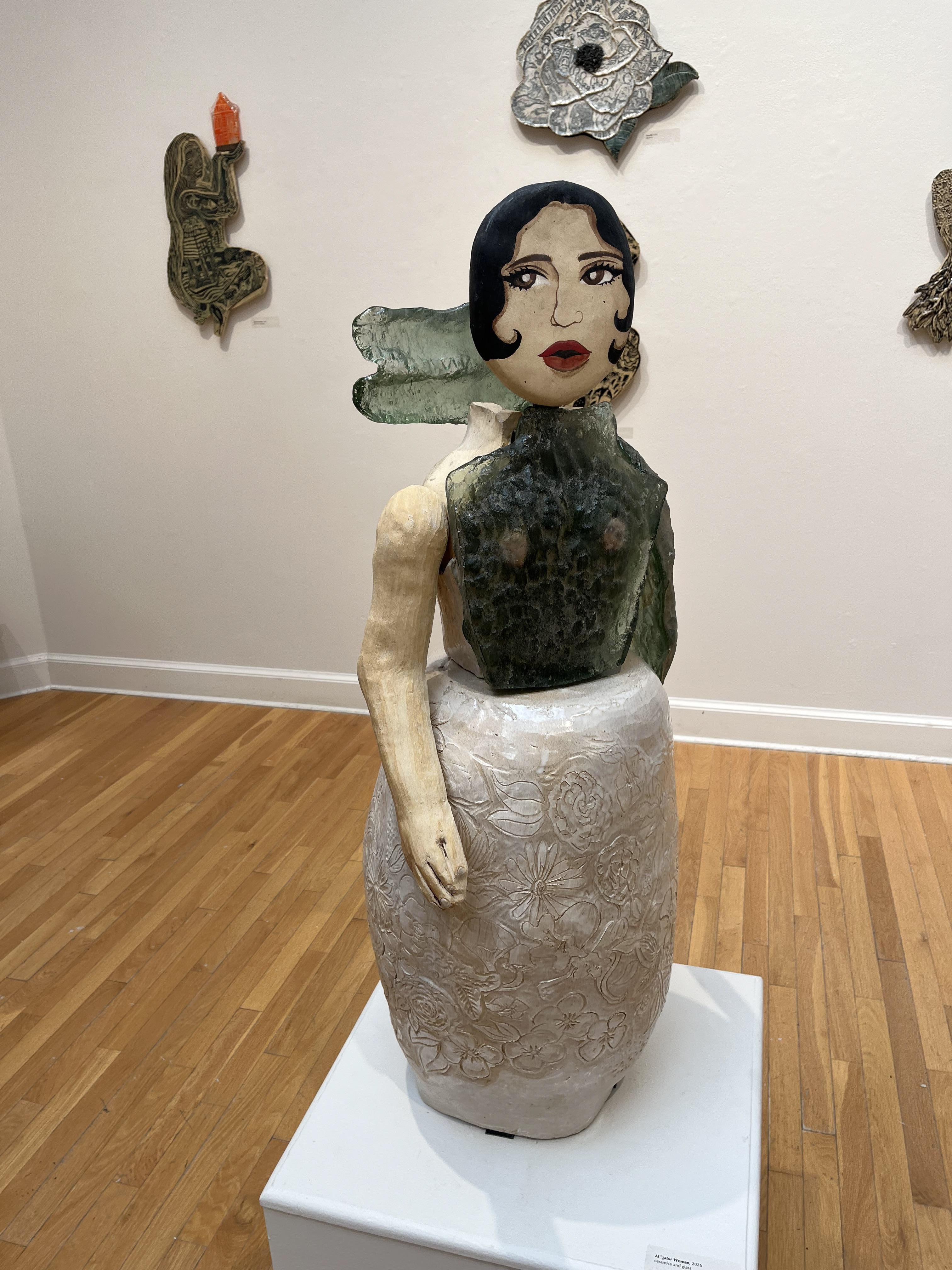 "Alligator Woman" Ceramics and Glass 2026