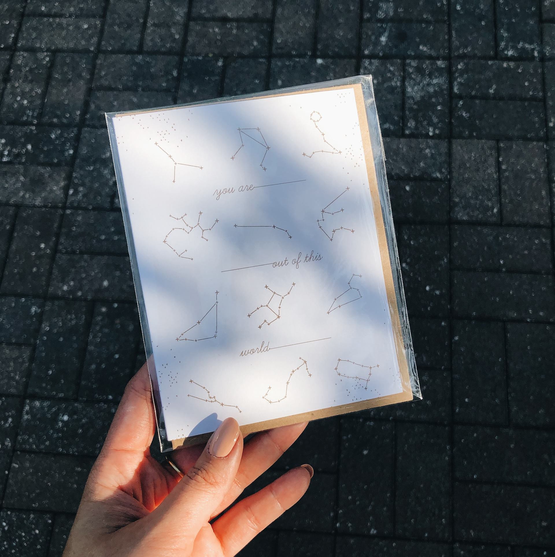 "You're out of this world" Greeting Card