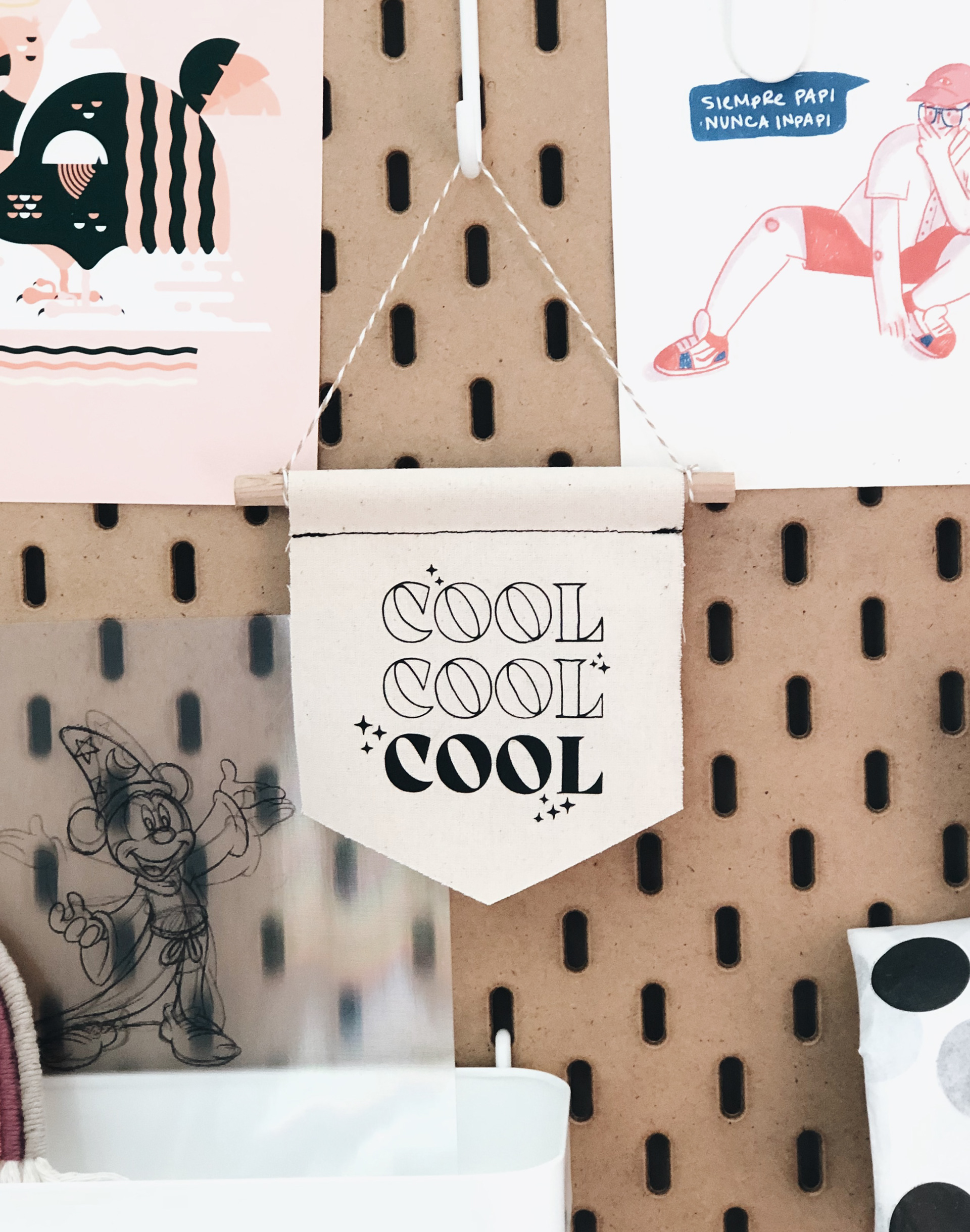 "Cool Cool Cool" Wall hanging Banner
