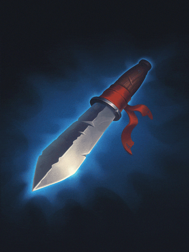 Animated knife