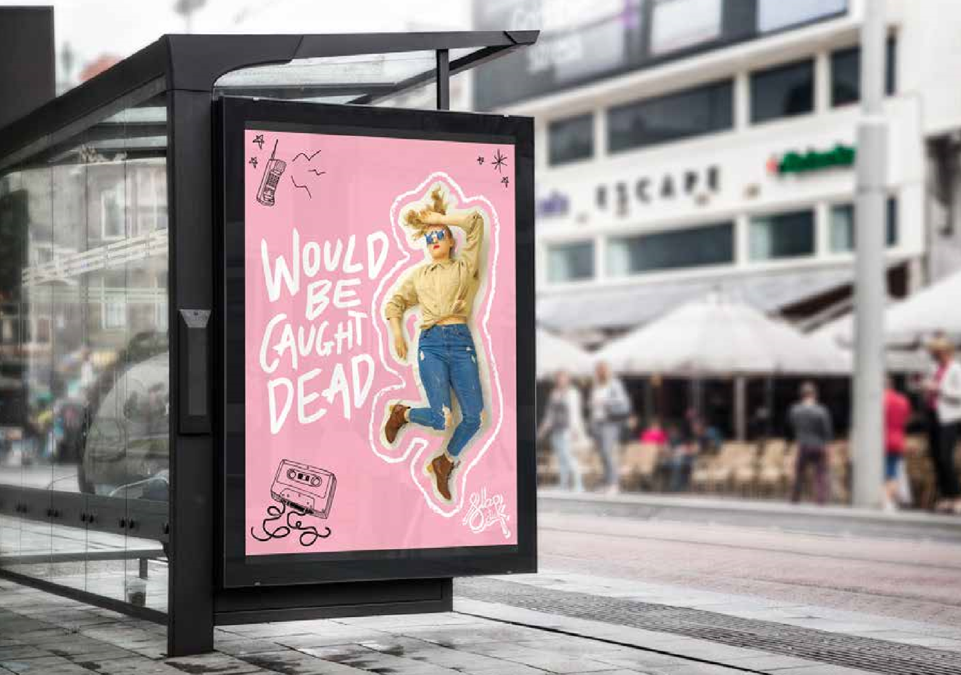 Slapstick fashion branding, digital and print campaign