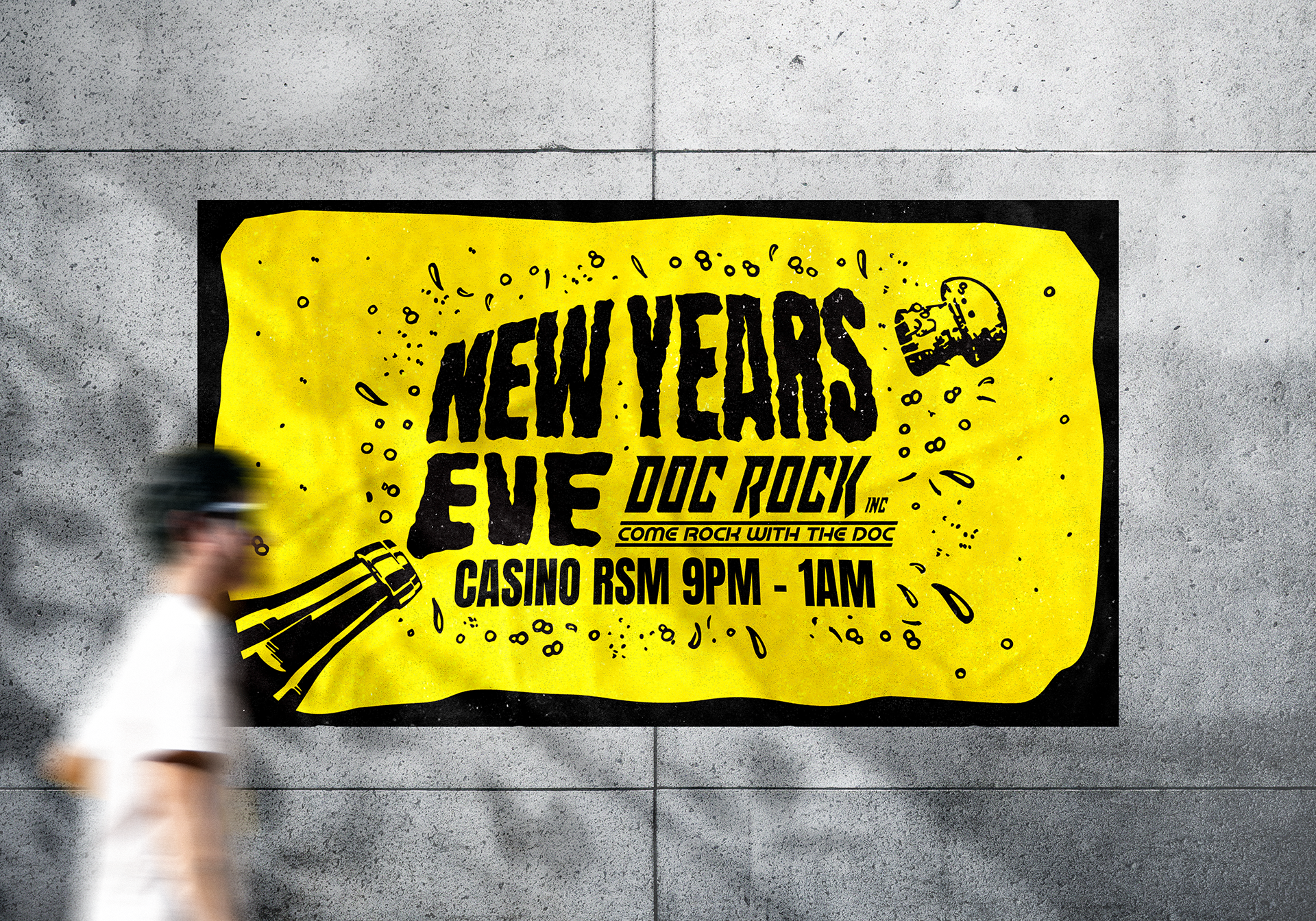 Rock Band NYE poster
