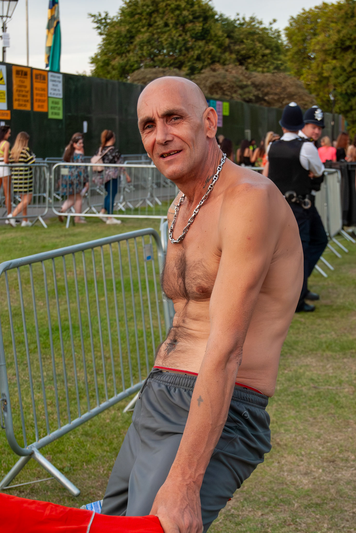 Me: Can I take your picture? Him: Sure, so long as you dont give it to the cops.