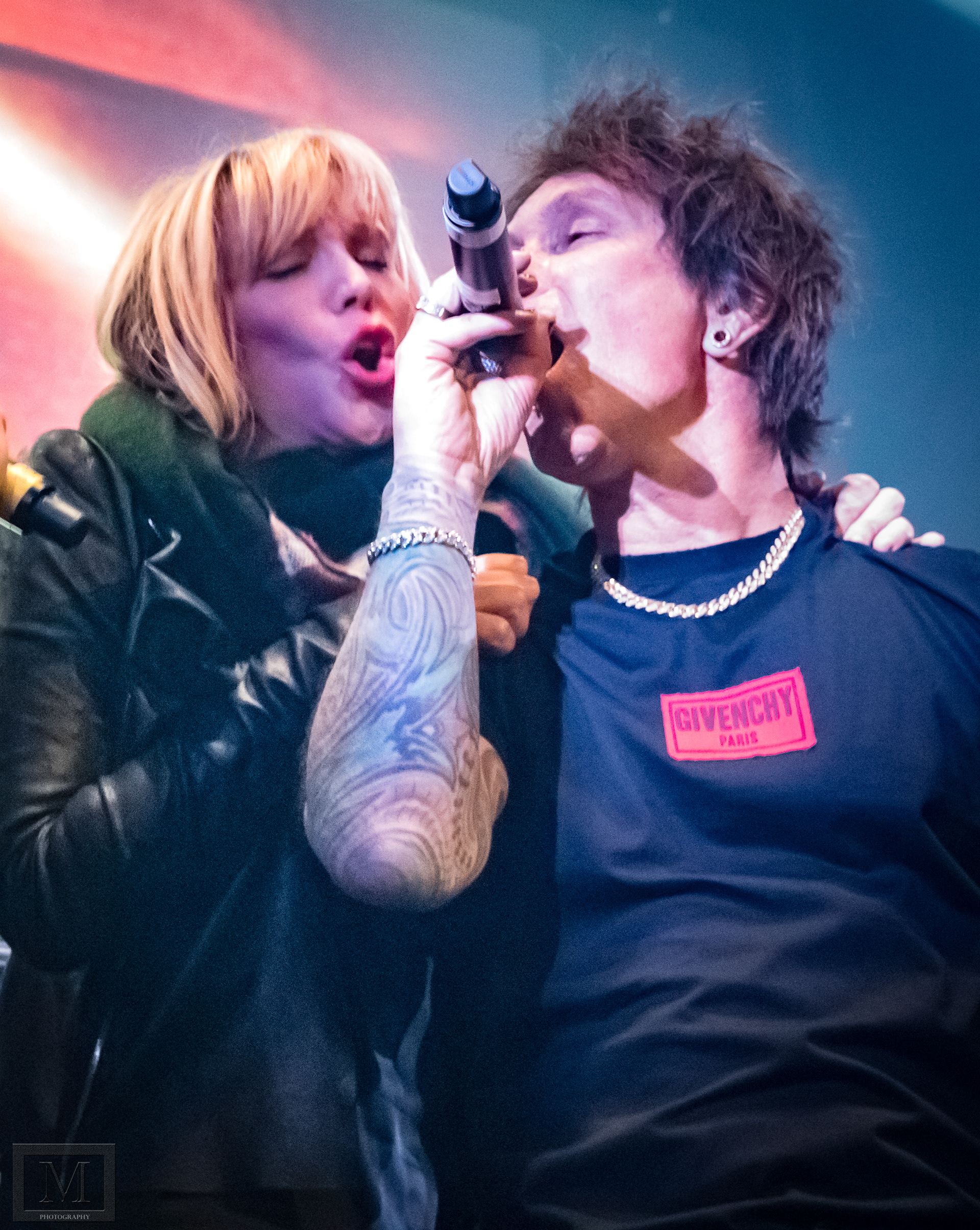 Courtney Love and Billy Morrison