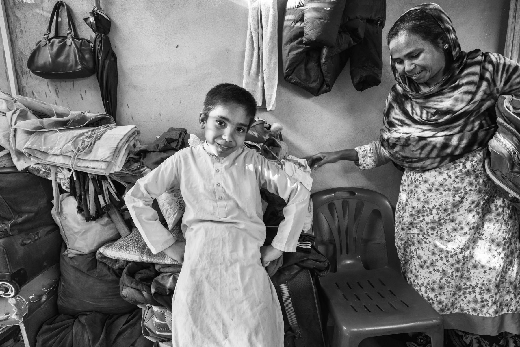 Saddam and his mother is a third generation Rohingya. About 300,000 people of Rohingya origin live in Karachi, the largest city of Pakistan. March 2018
