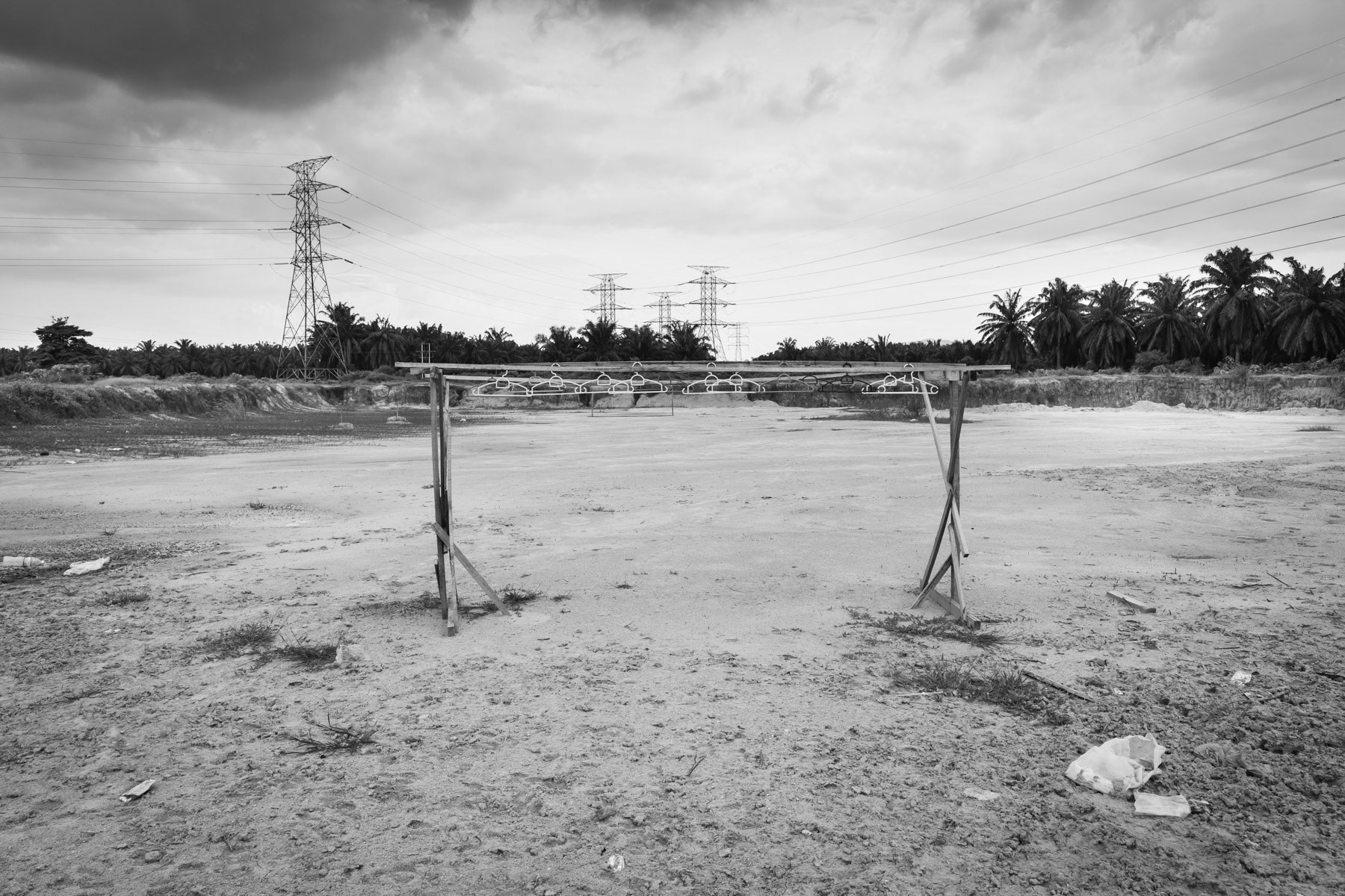 Barracks on an isolated construction site where 40 Rohingya refugees work. Lunas, Kedah, Malaysia, November 2018