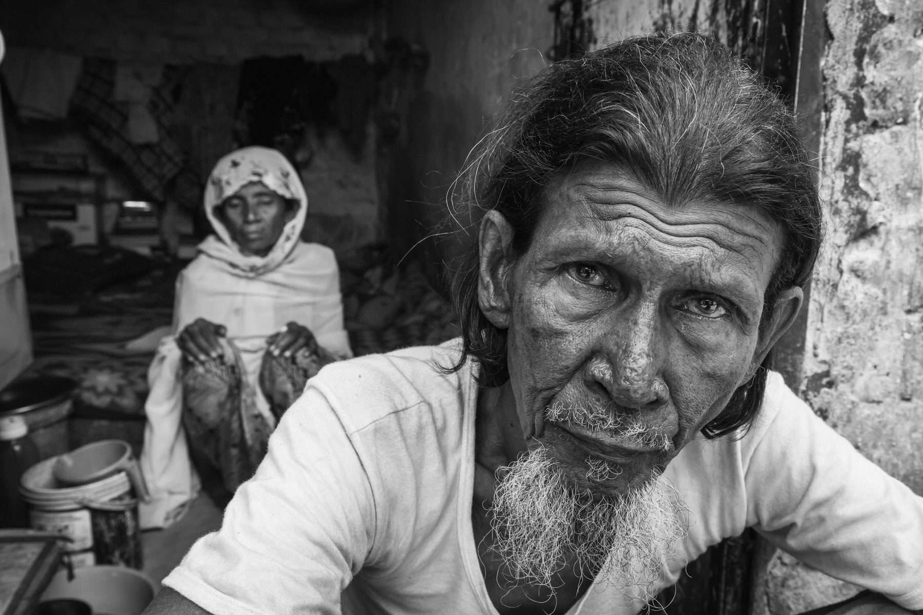 Rohingya refugees surviving as waste collectors. Welcome Colony in Hasanpura neighborhood, Jaipur, India, June 2016