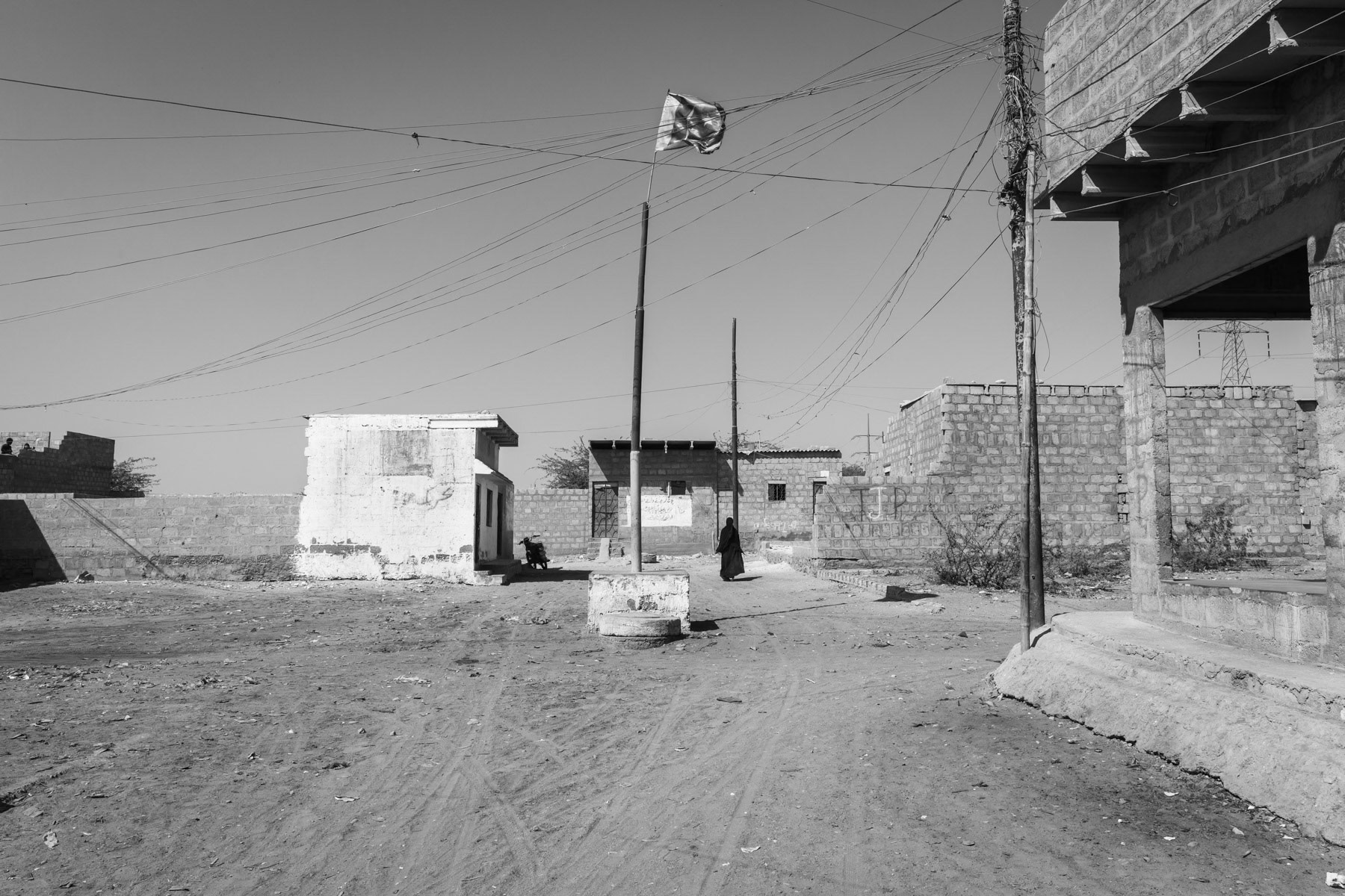 Rohingya area Arkanabad, Karachi, Pakistan, March 2018
