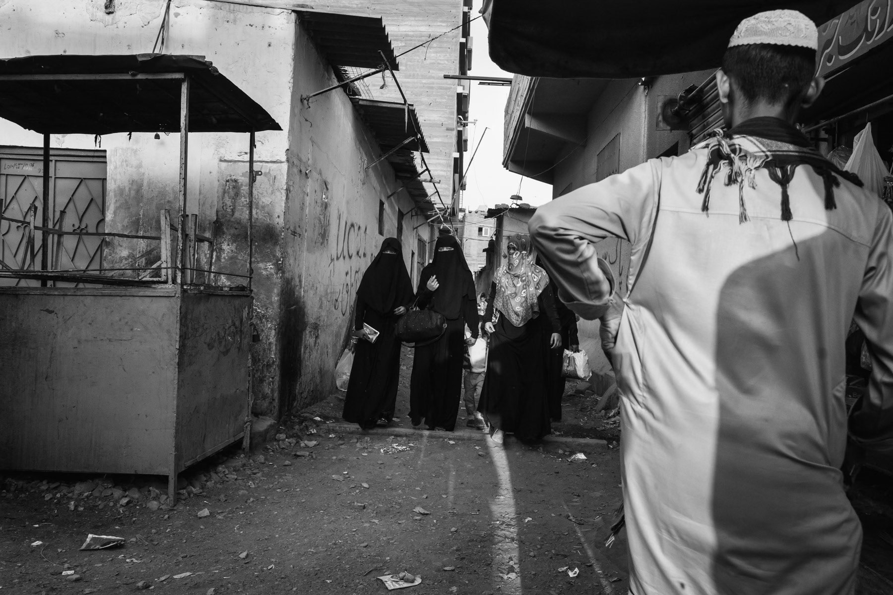 Rohingya neighbourhood in Karachi, Burma Colony, Pakistan, December 2016