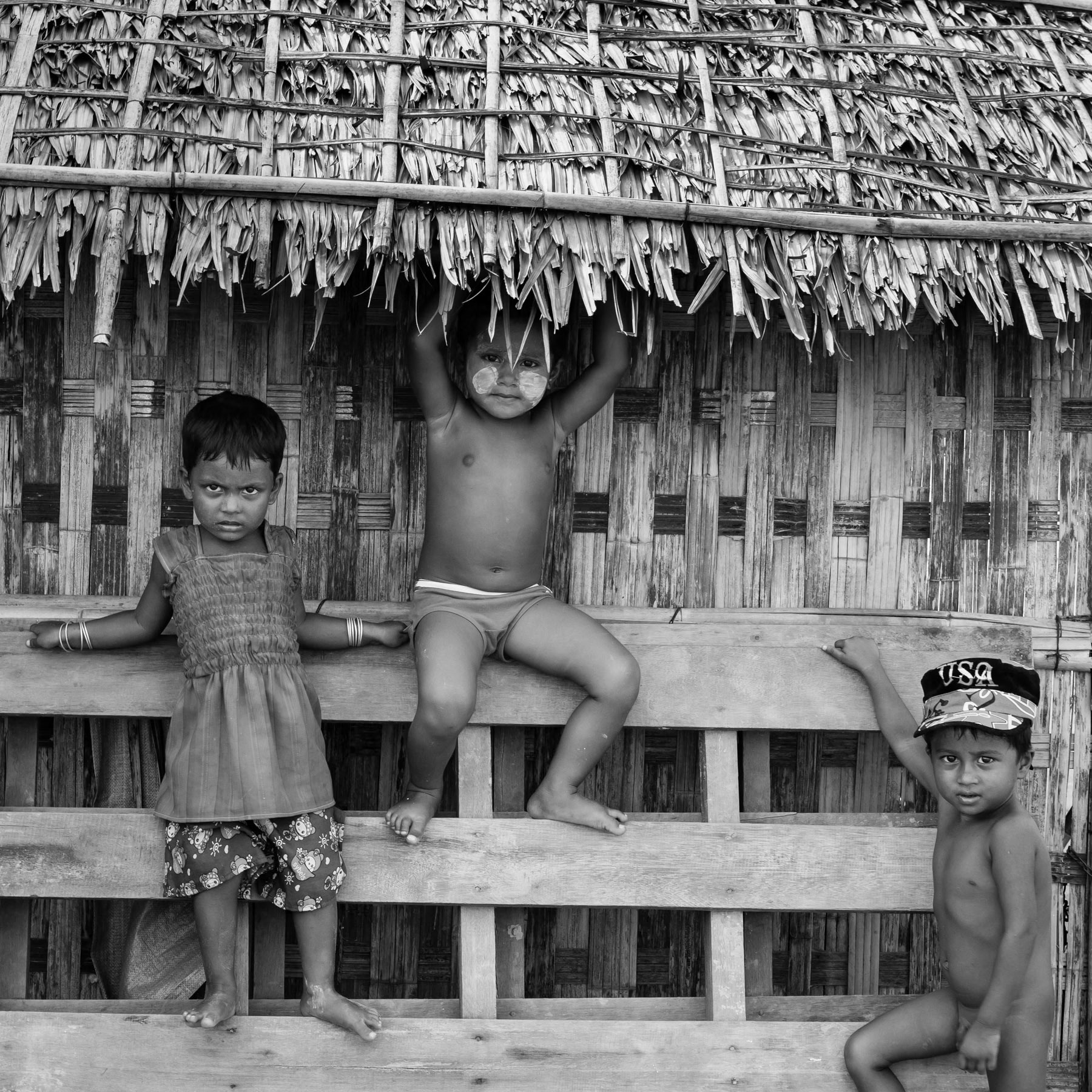 Say Tha Ma Hyi concentration camp for Rohingya in Sittwe township, Myanmar, September 2015