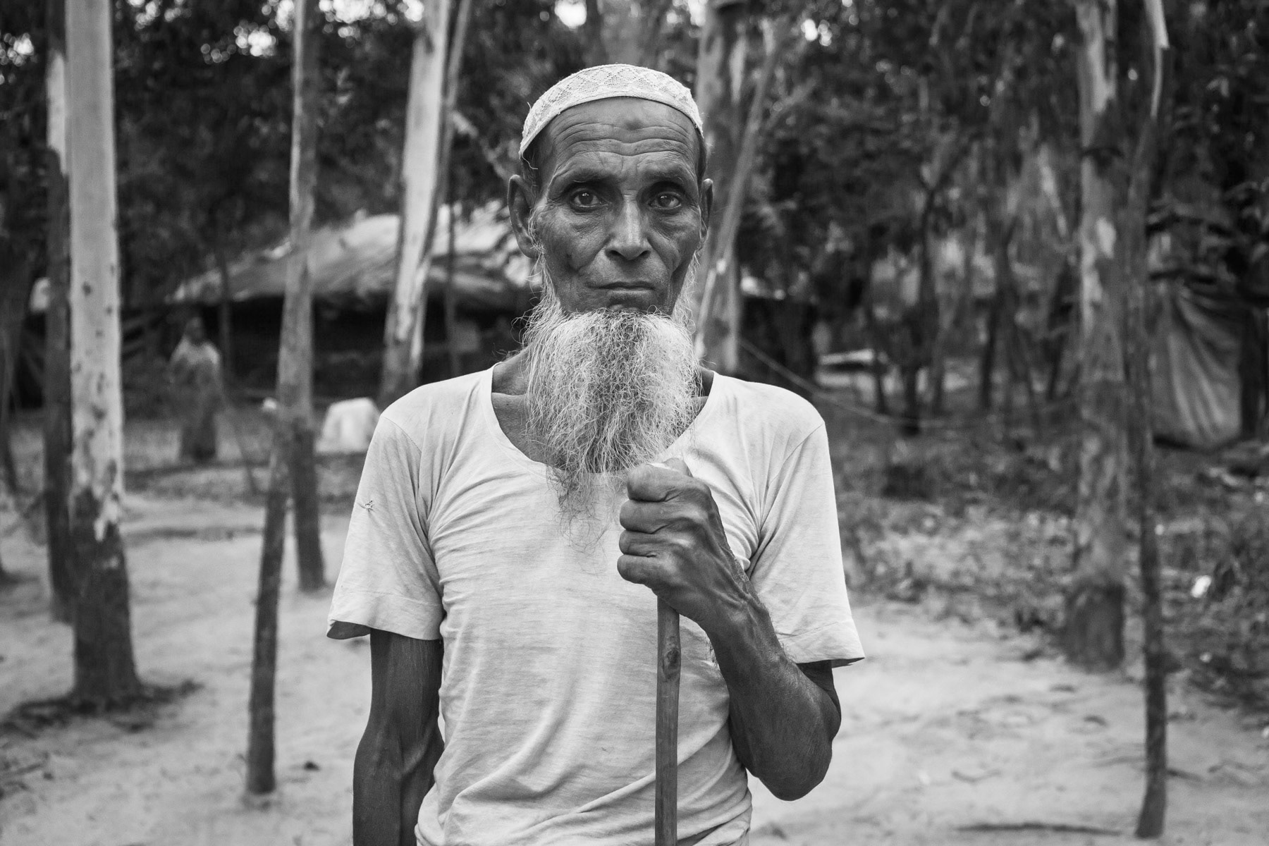 Stateless Rohingya refugee from Burma. Char Para on Maheskhali peninsula, Bangladesh, May 2016