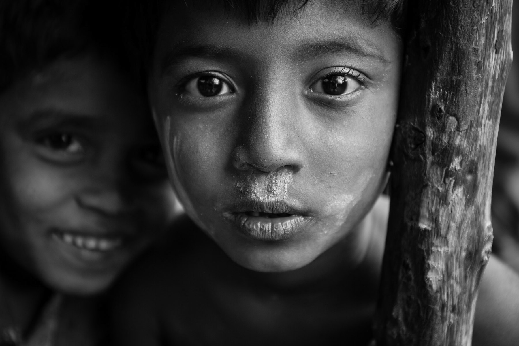 Rohingya boy, Shamplapur refugee camp, Bangladesh, December 2015