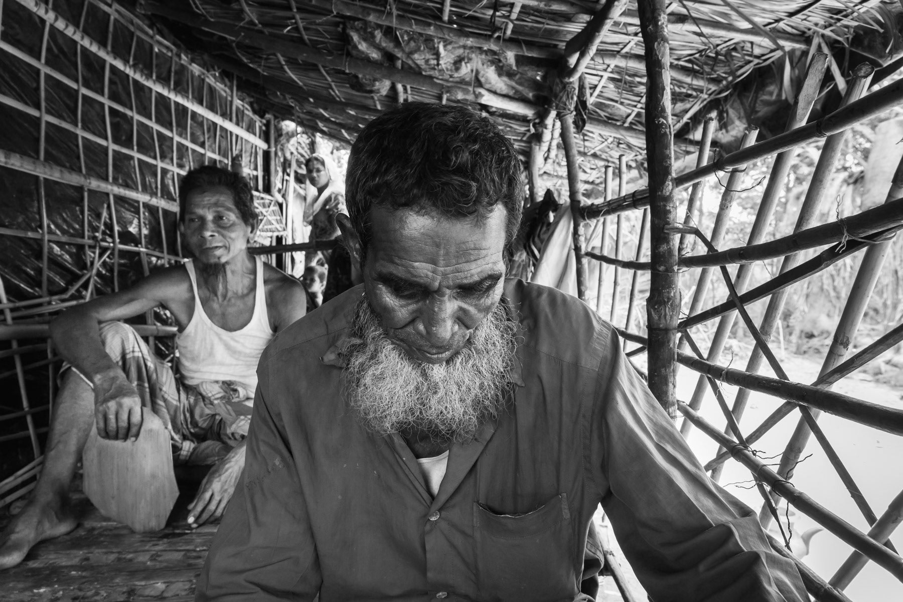 Unregistered Rohingya refugees, East Nayapara camp, Teknaf, Bangladesh, May 2016