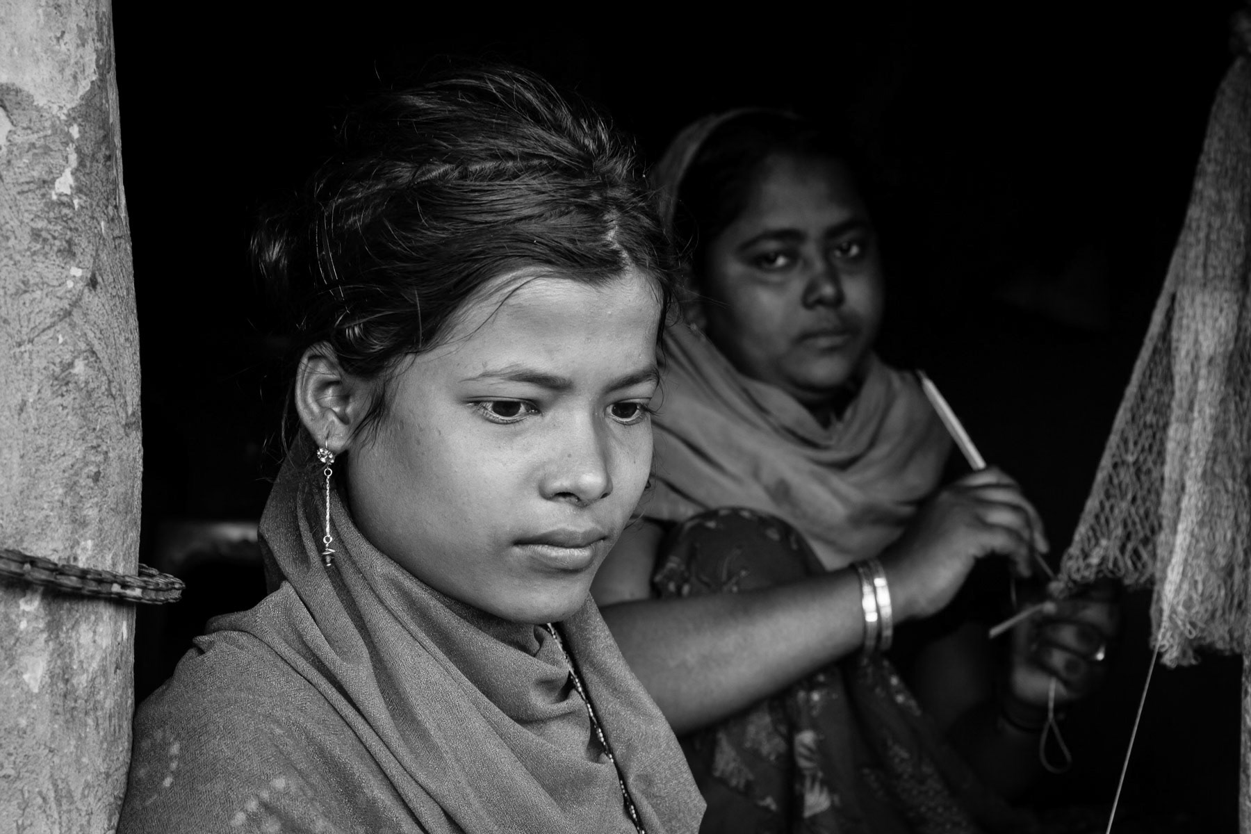 Rohingya refugees living in the illigal part of Kutupalong camp, a section reserved for un-registered refugees receiving no support at all. Ukhiya, Bangladesh, December 2015