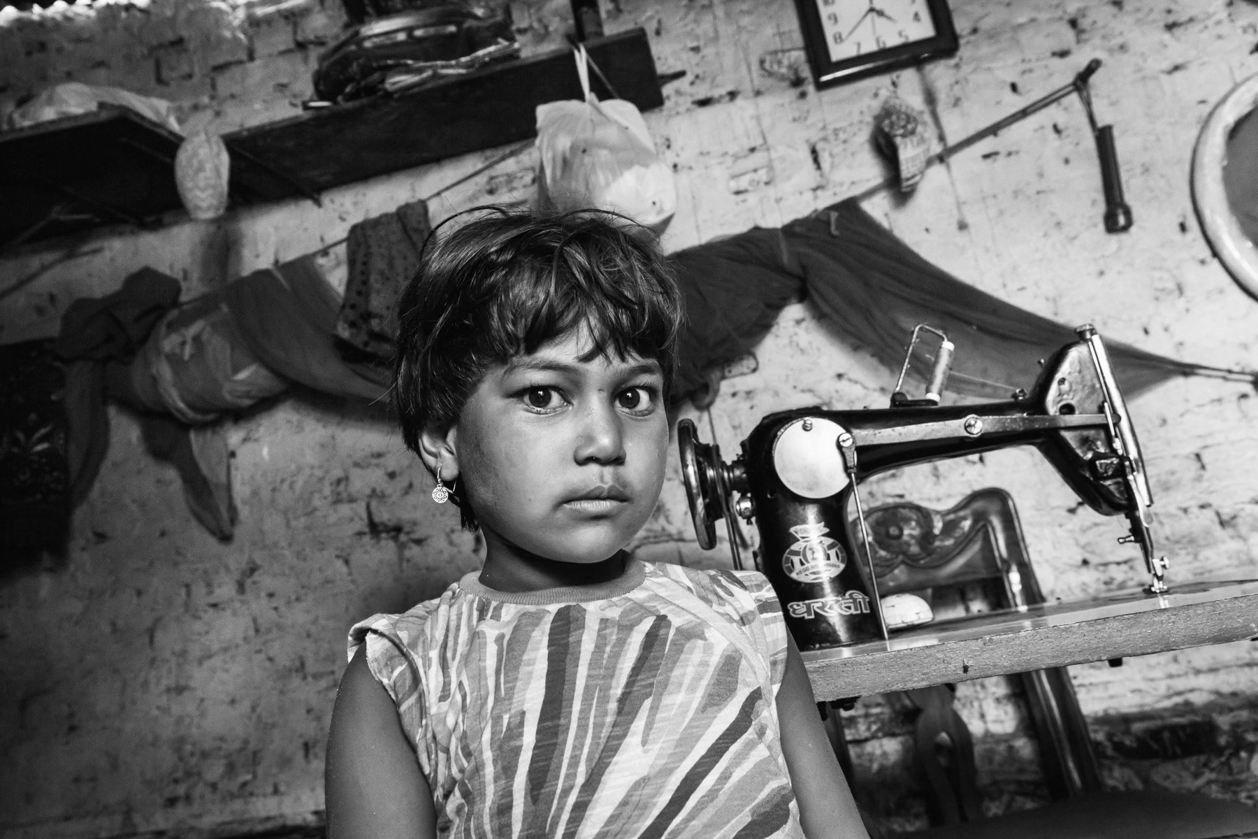 Rohingya refugee from Myanmar, Hasanpura in Jaipur, India, June 2016