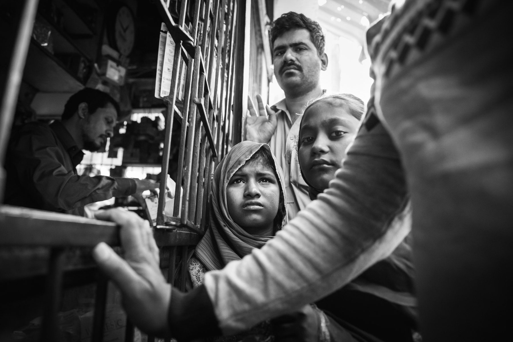 Rohingya refugees from Myanmar living in Burma Colony, Karachi, Pakistan, December 2016