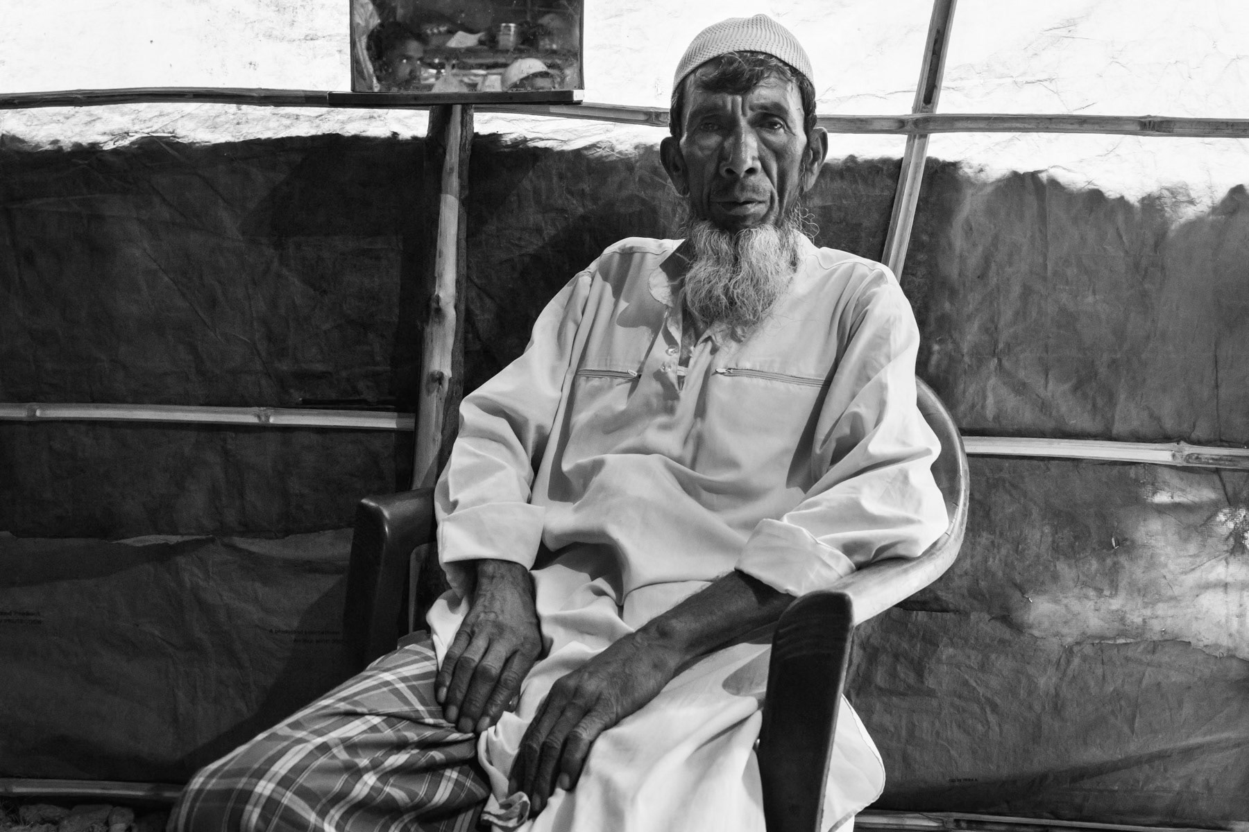 Rohingya refugee from Burma, Hyderabad, India, June 2016