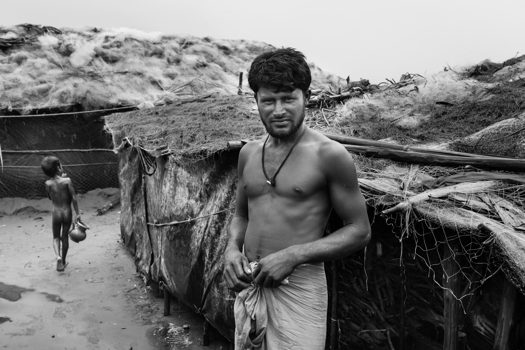 Rohingya refugees in Teknaf district at the border with Myanmar, Bangladesh, June 2015