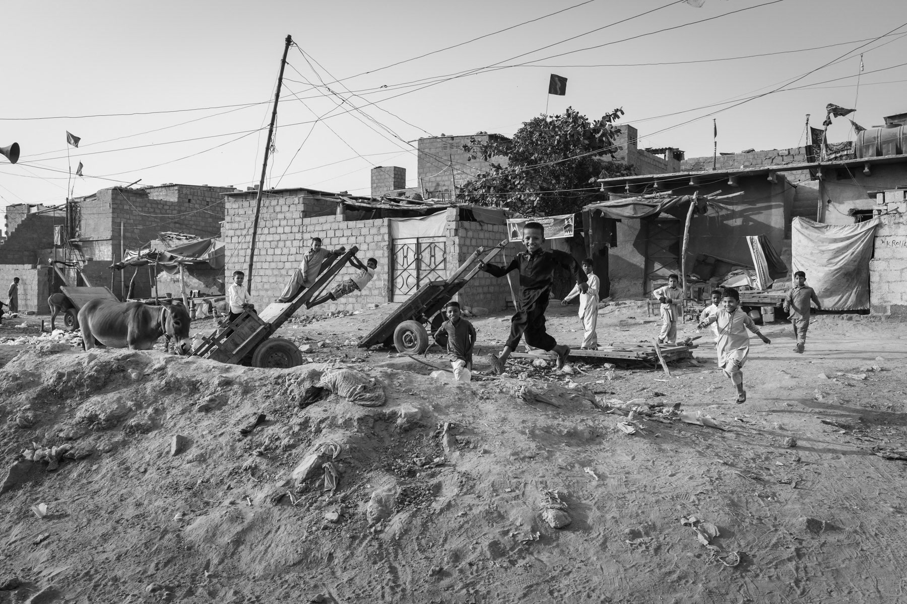 Third generation of Rohingya refugees from Myanmar in Bilal Colony, Karachi, Pakistan, December 2016