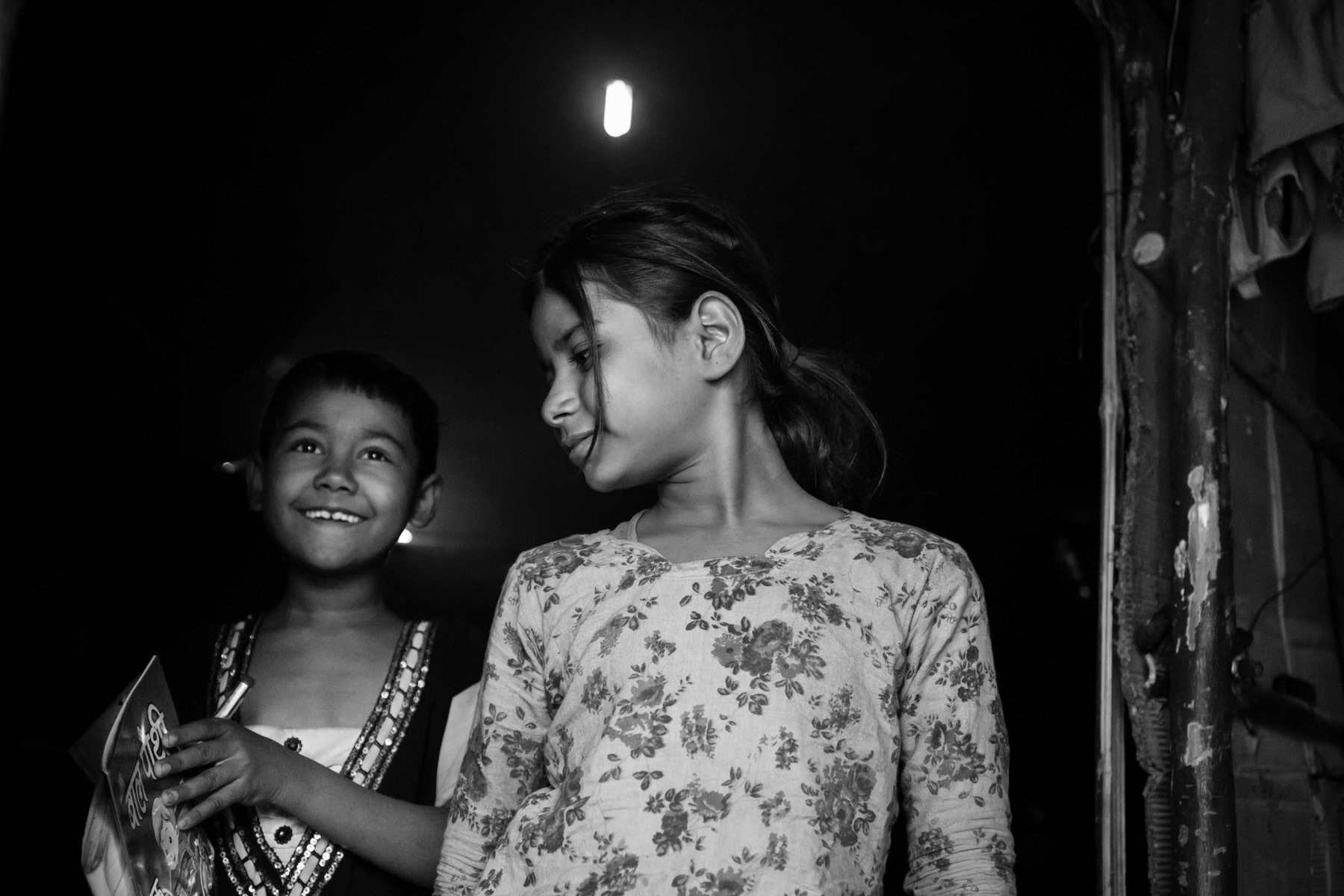 Rohingya refugees from Myanmar in New Delhi, Sharam Vihar camp in Okhla, India, January 2016