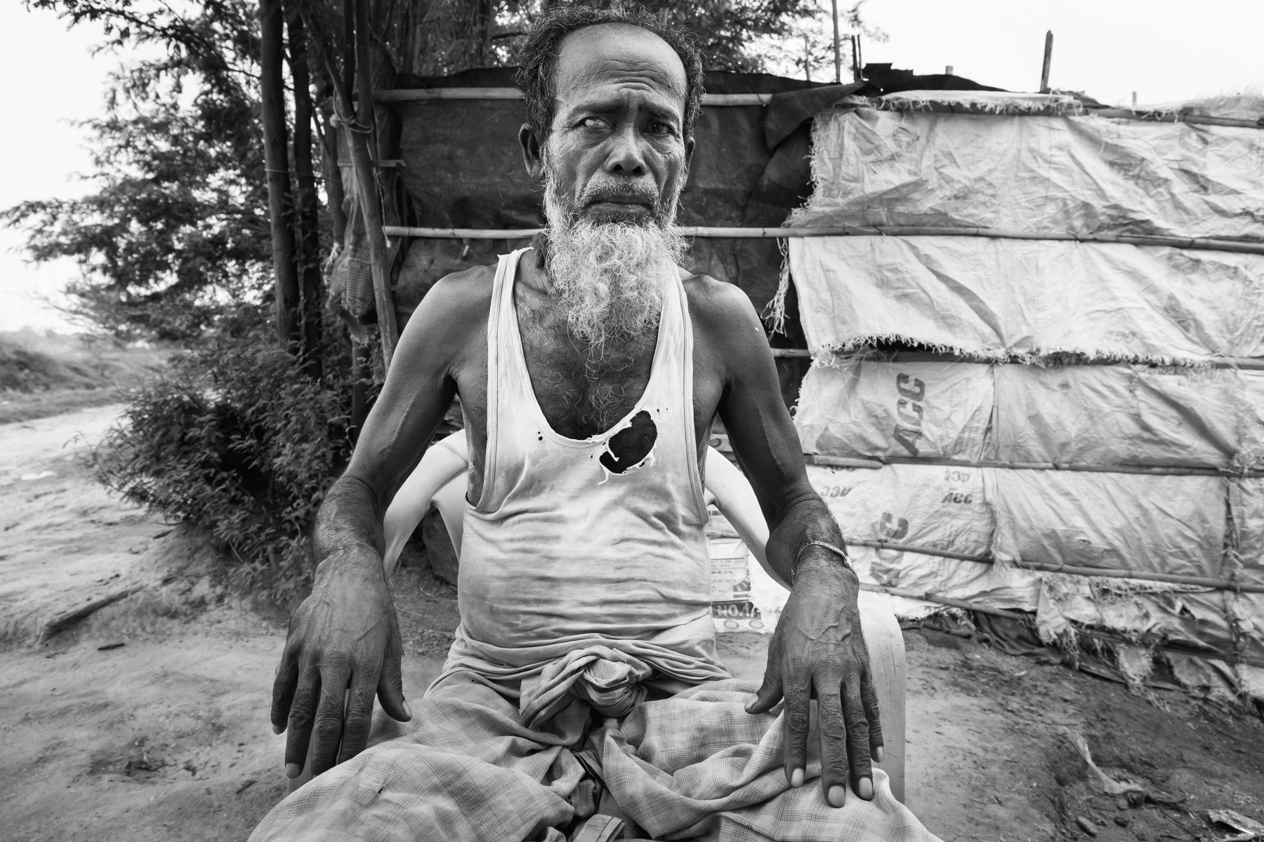 Nagli Nuh refugee camp for stateless Rohingya, Mewat in Haryana, India, June 2016