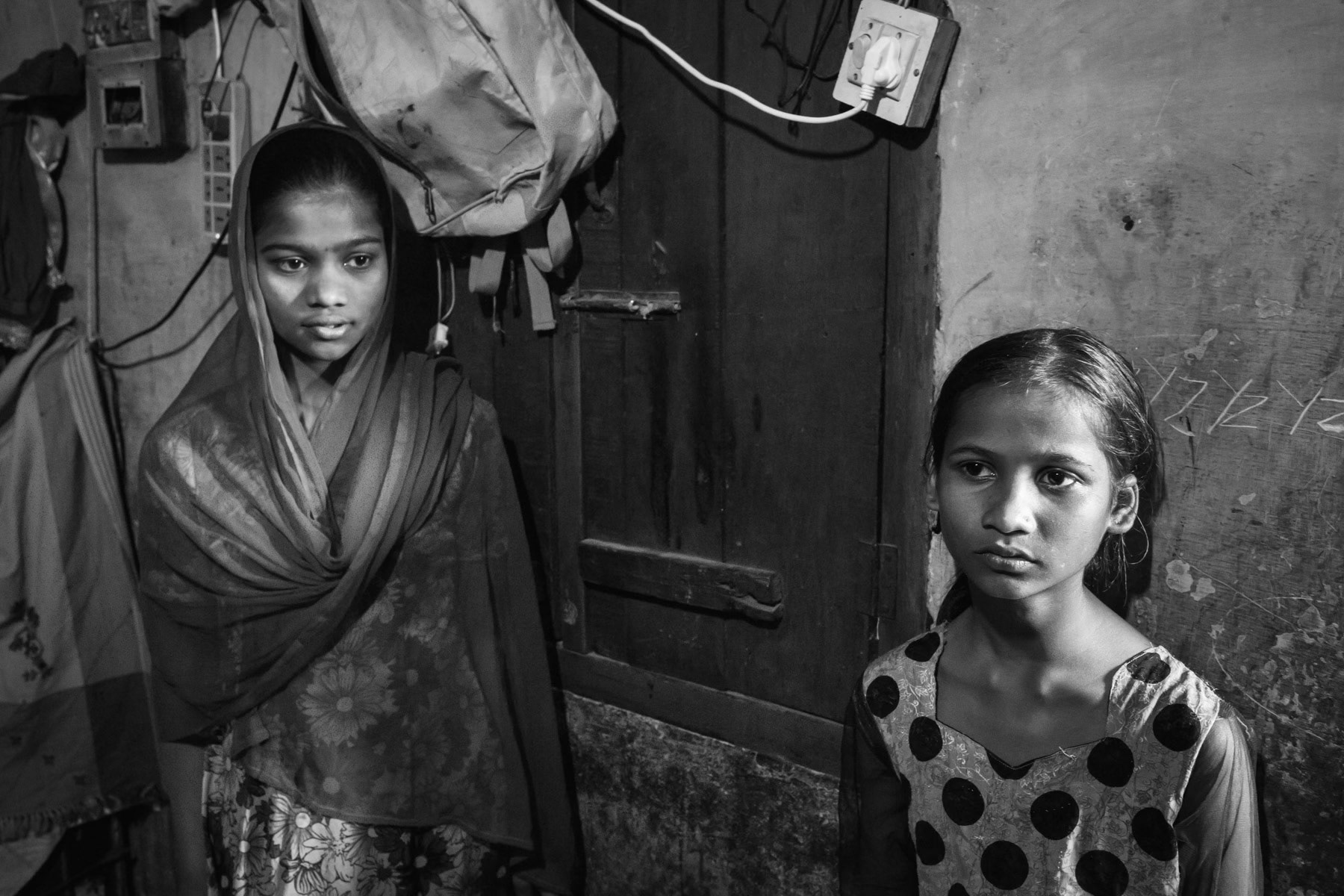 Rohingya family living in Shriram Colony in Kajuri, Rajiv Naghar in the suburbs of New Delhi, India, January 2016