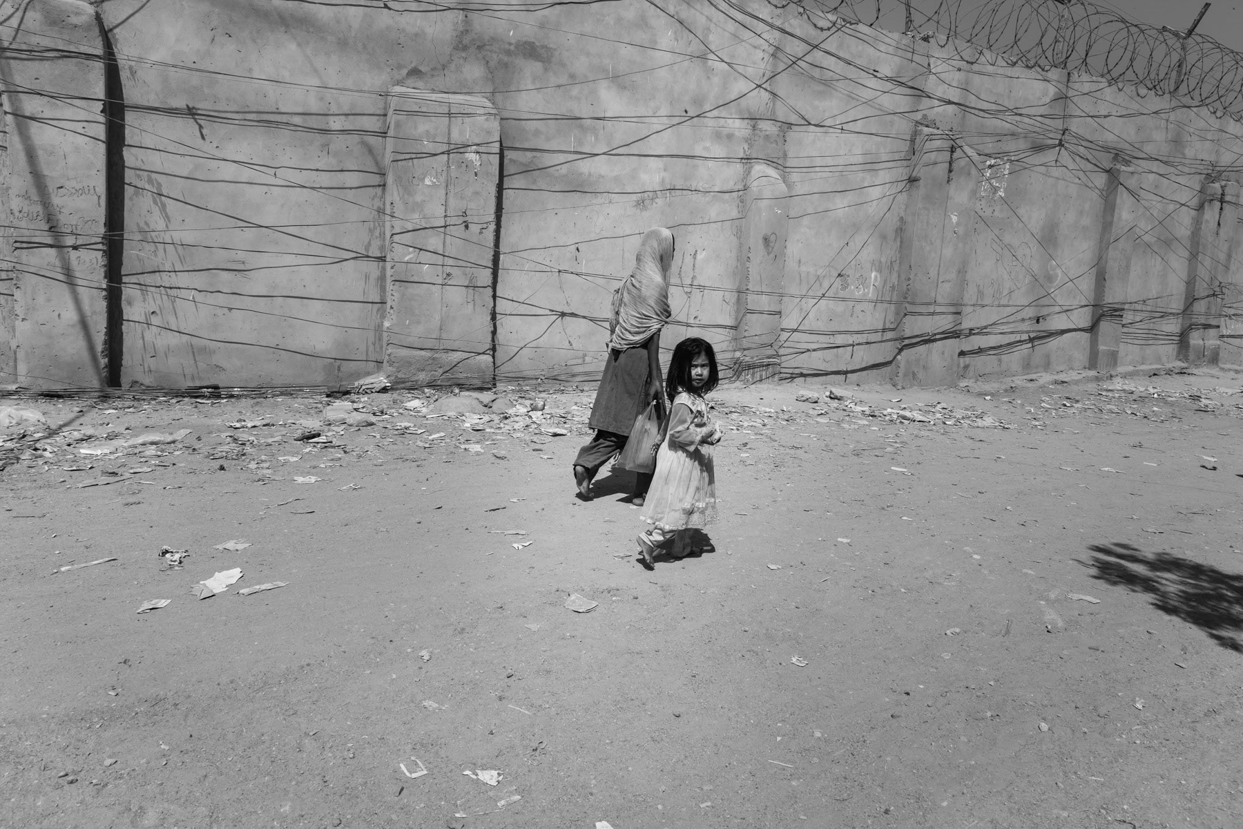Rohingya area Arkanabad, Karachi, Pakistan, March 2018