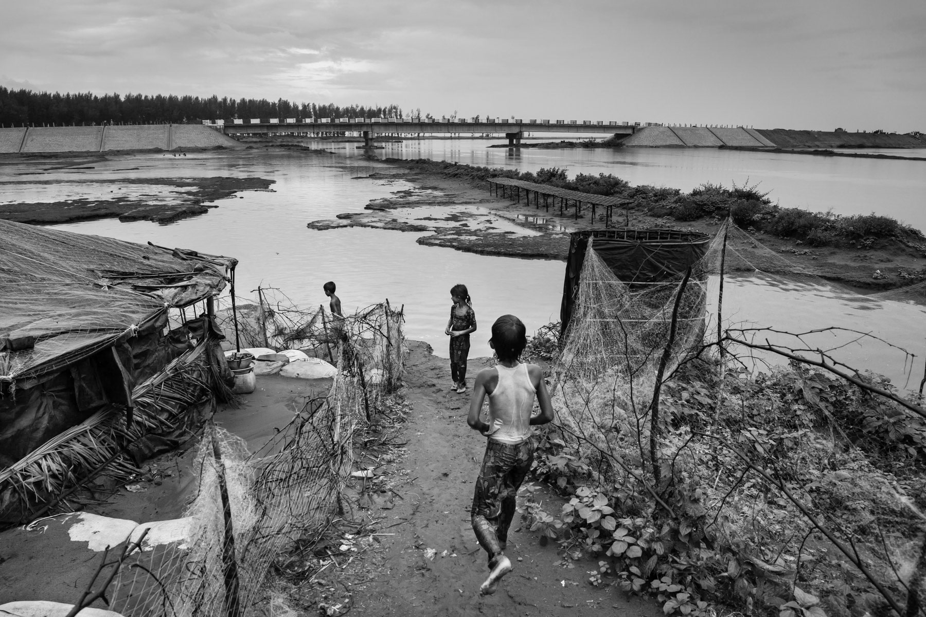 Un-registered Rohingya refugee camp near Teknaf in Bangladesh, June 2015