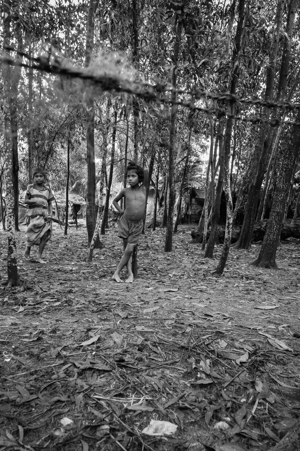 Rohingya refugees in Teknaf district at the border with Myanmar, Bangladesh, June 2015