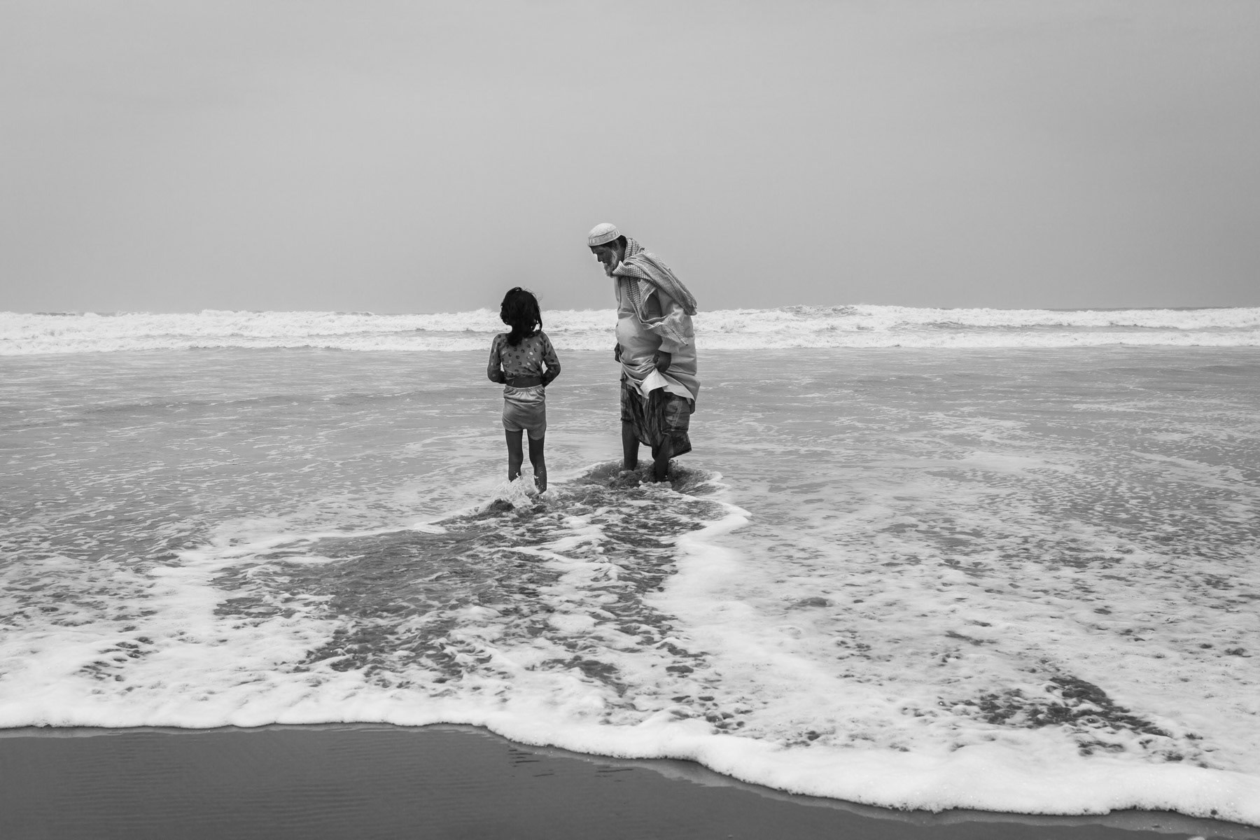 Rohingya refugees at Shamlapur beach, one of the launch points for human trafficking to Malaysia by boat. Teknaf, Bangladesh, May 2016