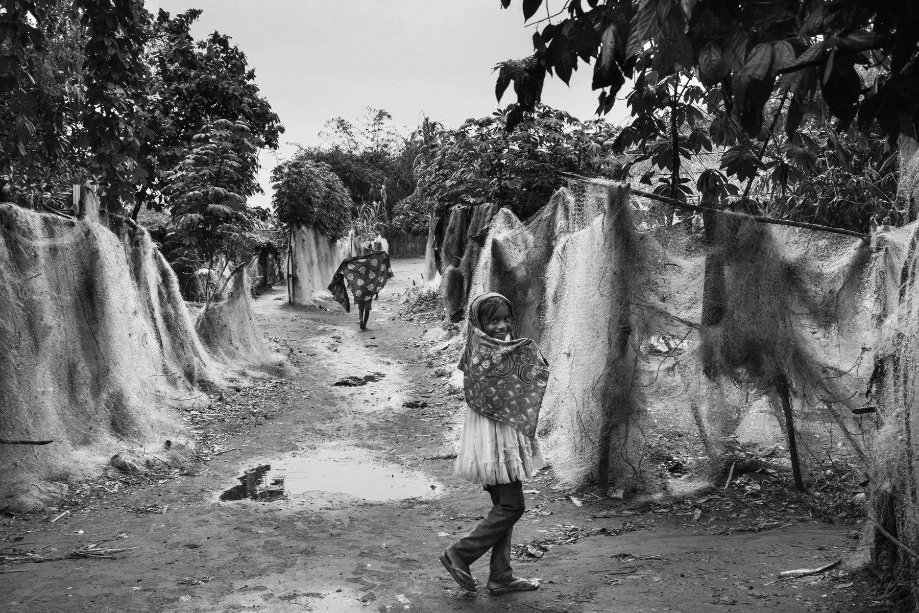 Un-registered camp for Rohingya refugees in Southern Bangladesh, June 2015