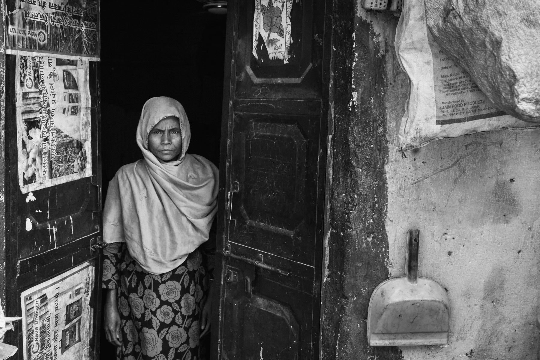 Rohingya refugee from Myanmar, Hasanpura in Jaipur, India, June 2016