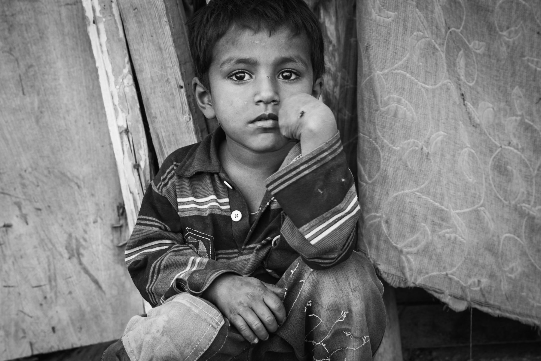 Third generation of Rohingya refugees from Myanmar in Bilal Colony, Karachi, Pakistan, December 2016
