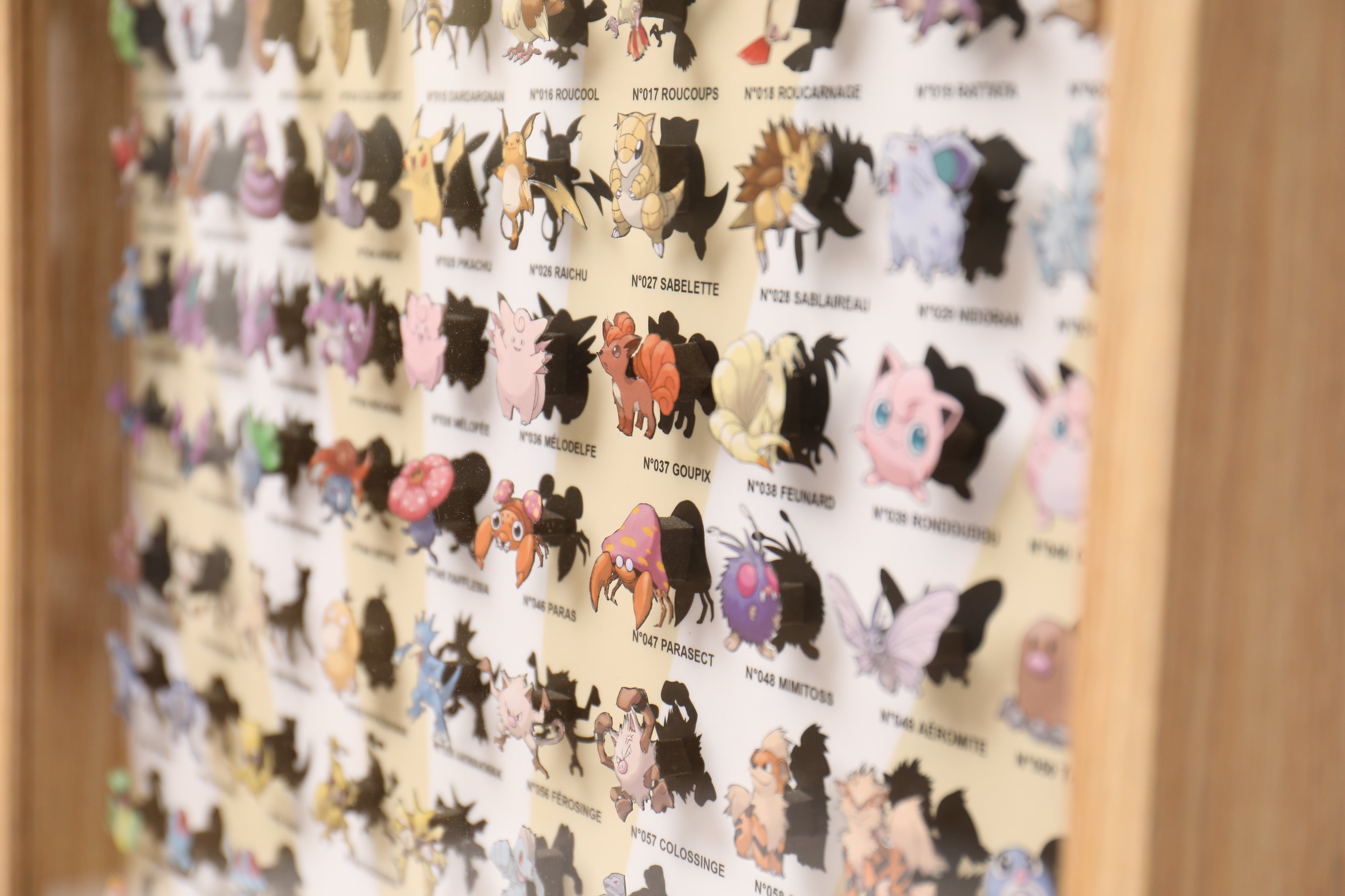 Shadow Box Pokémon 151 - 50x70cm