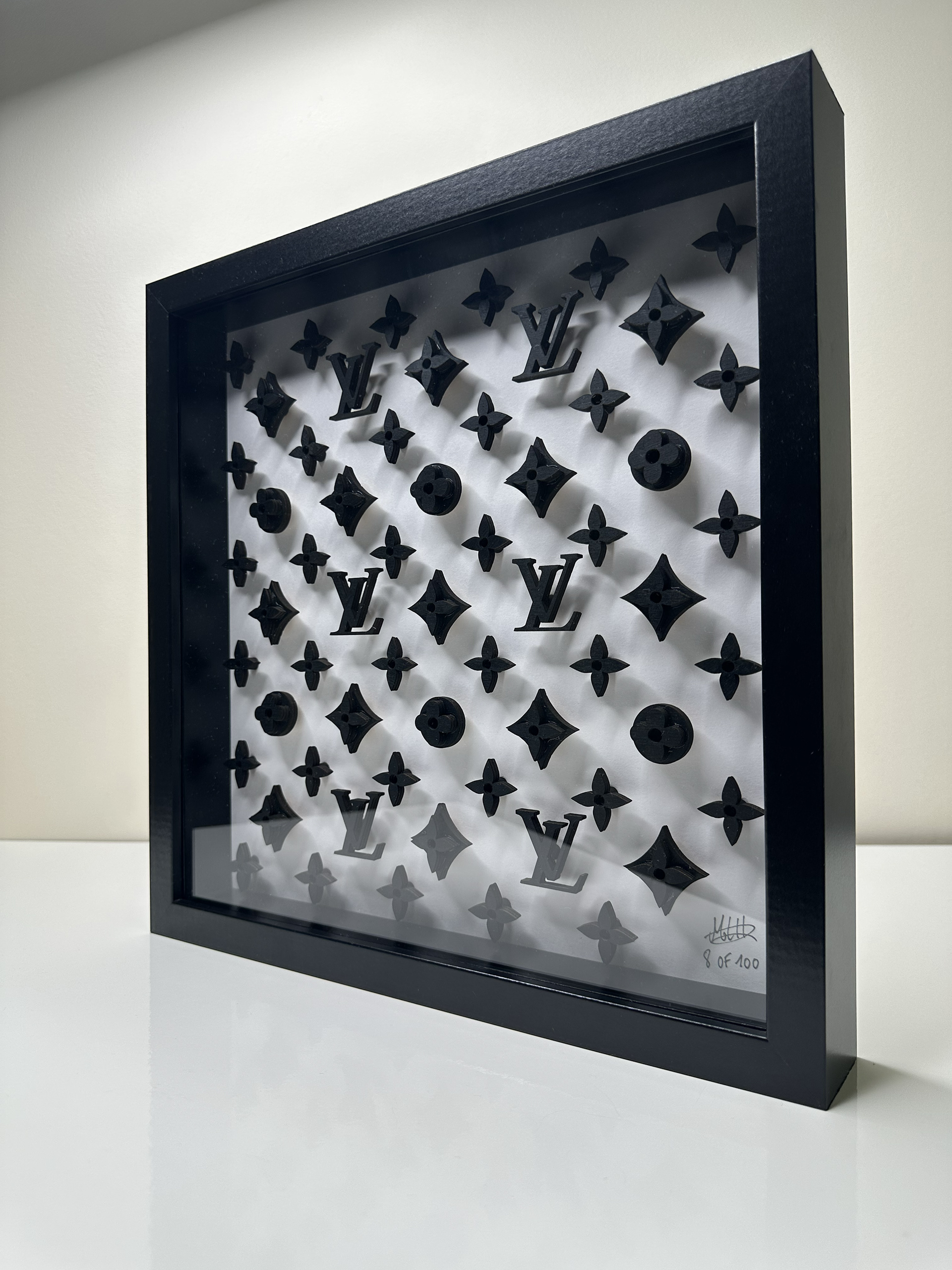 Shadow Box Black and White LV - 30x30 cm