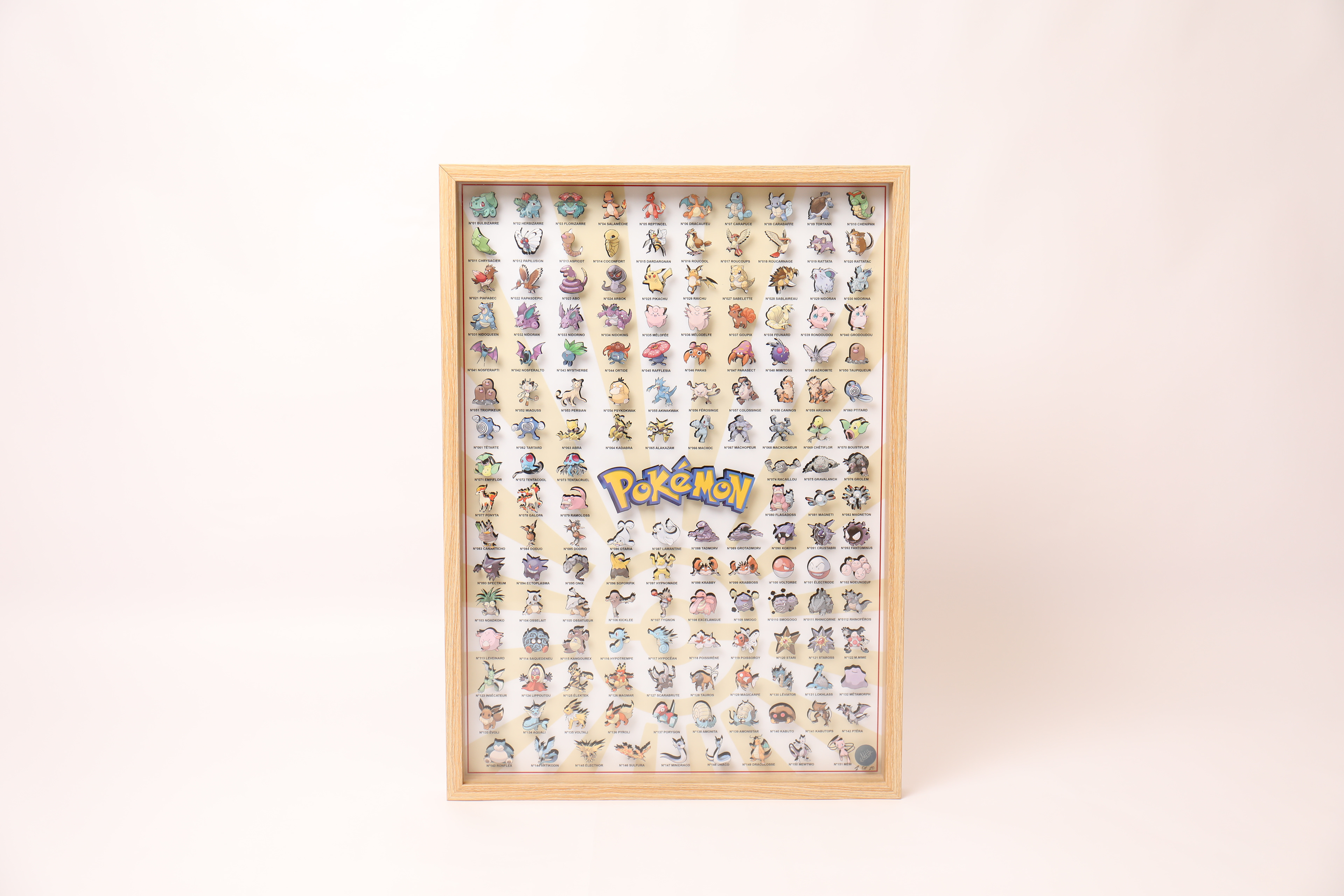 Shadow Box Pokémon 151 - 50x70cm