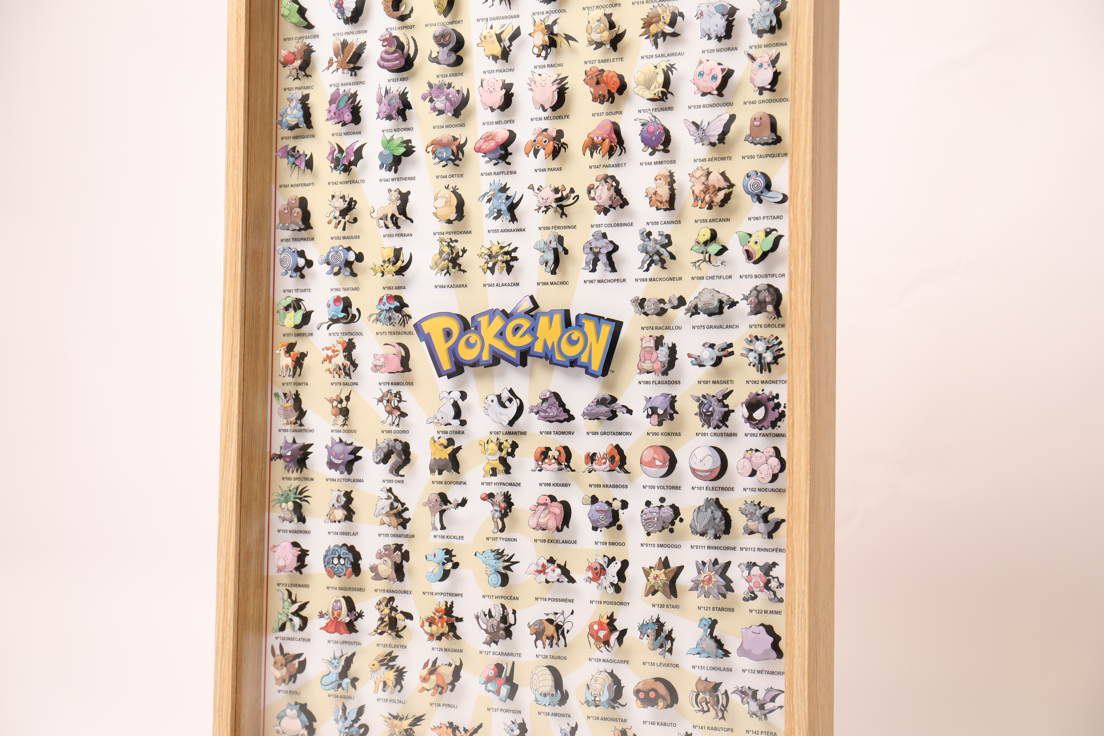 Shadow Box Pokémon 151 - 50x70cm