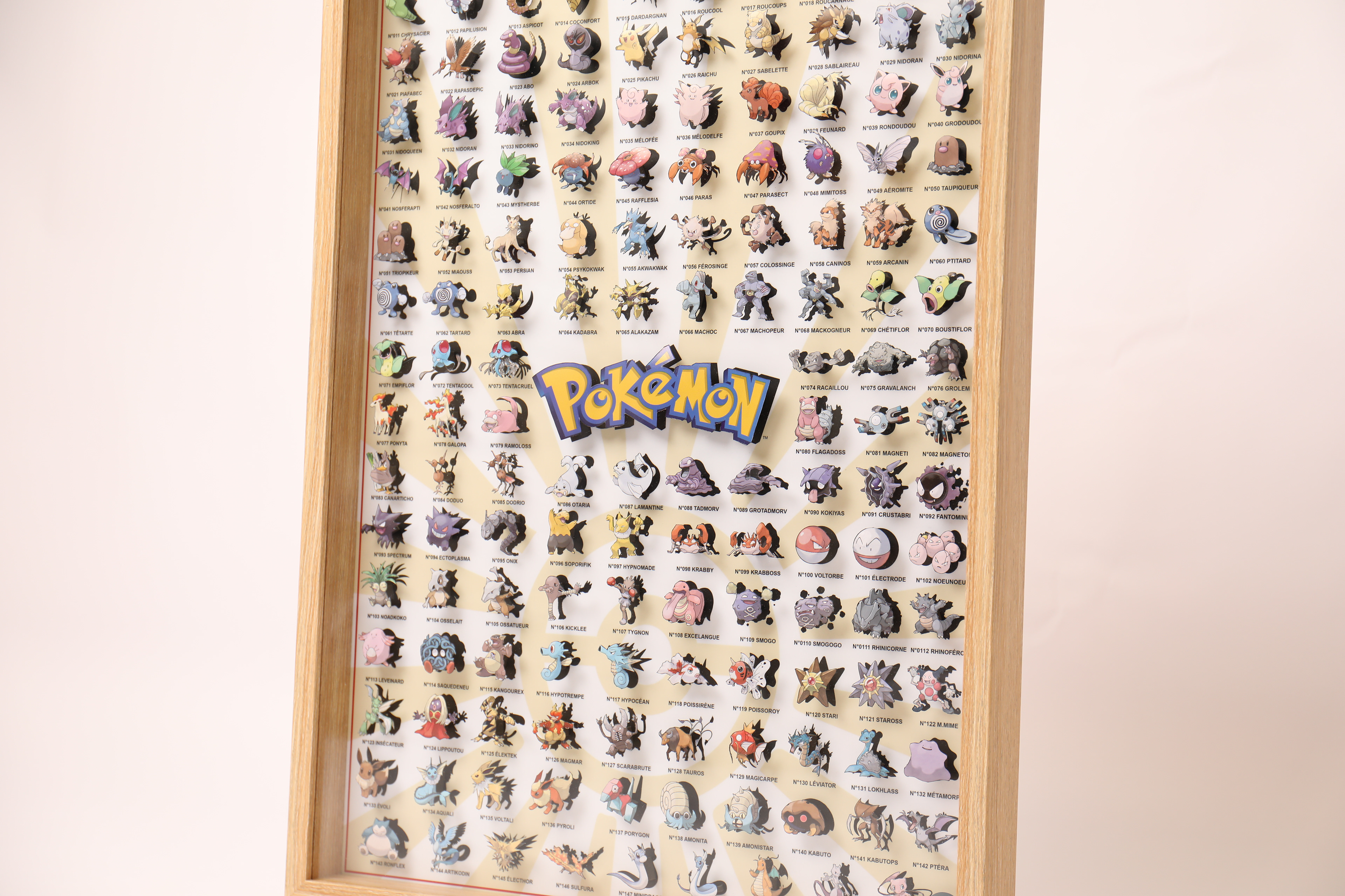 Shadow Box Pokémon 151 - 50x70cm