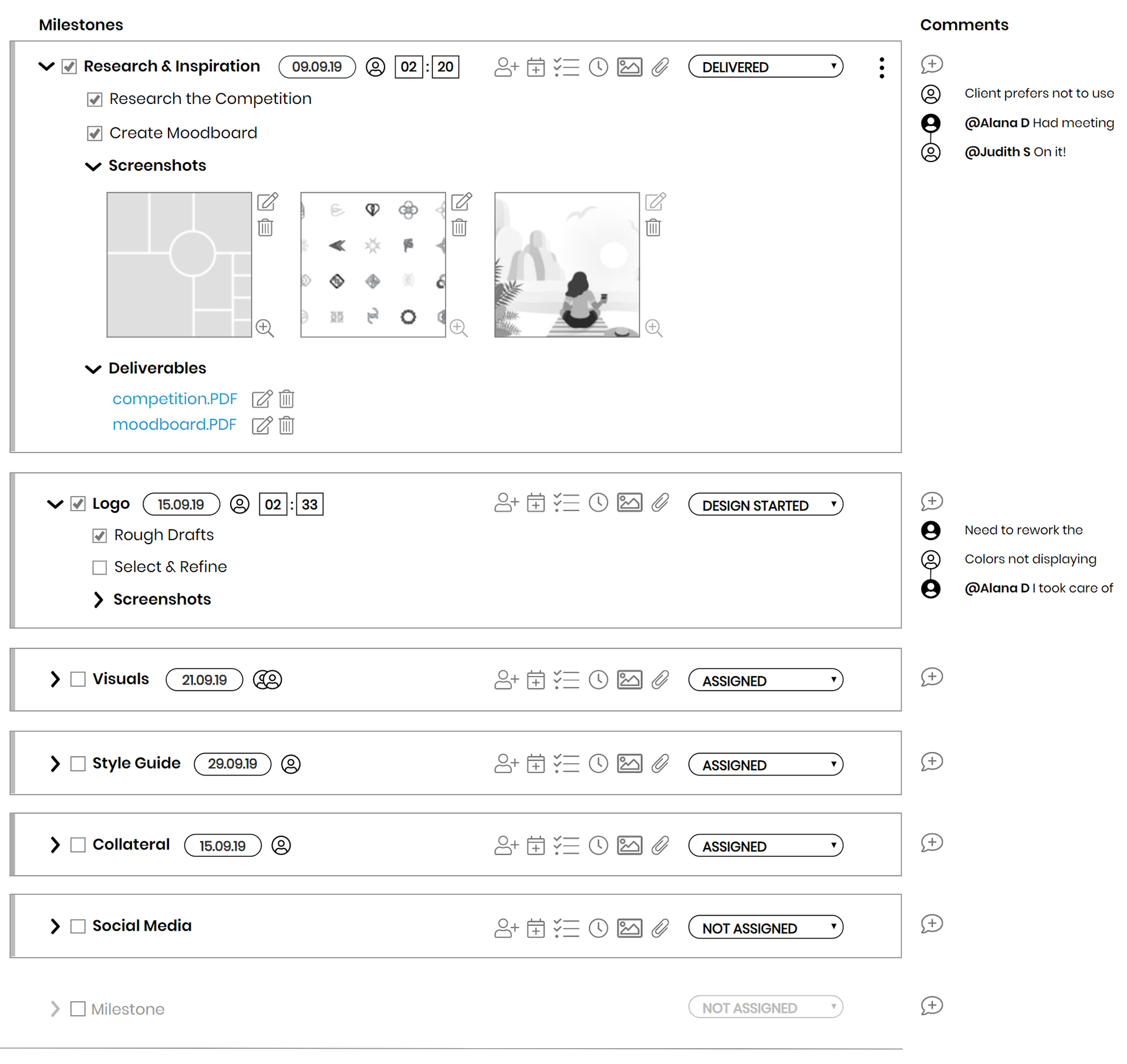 Filled Screen Prototype