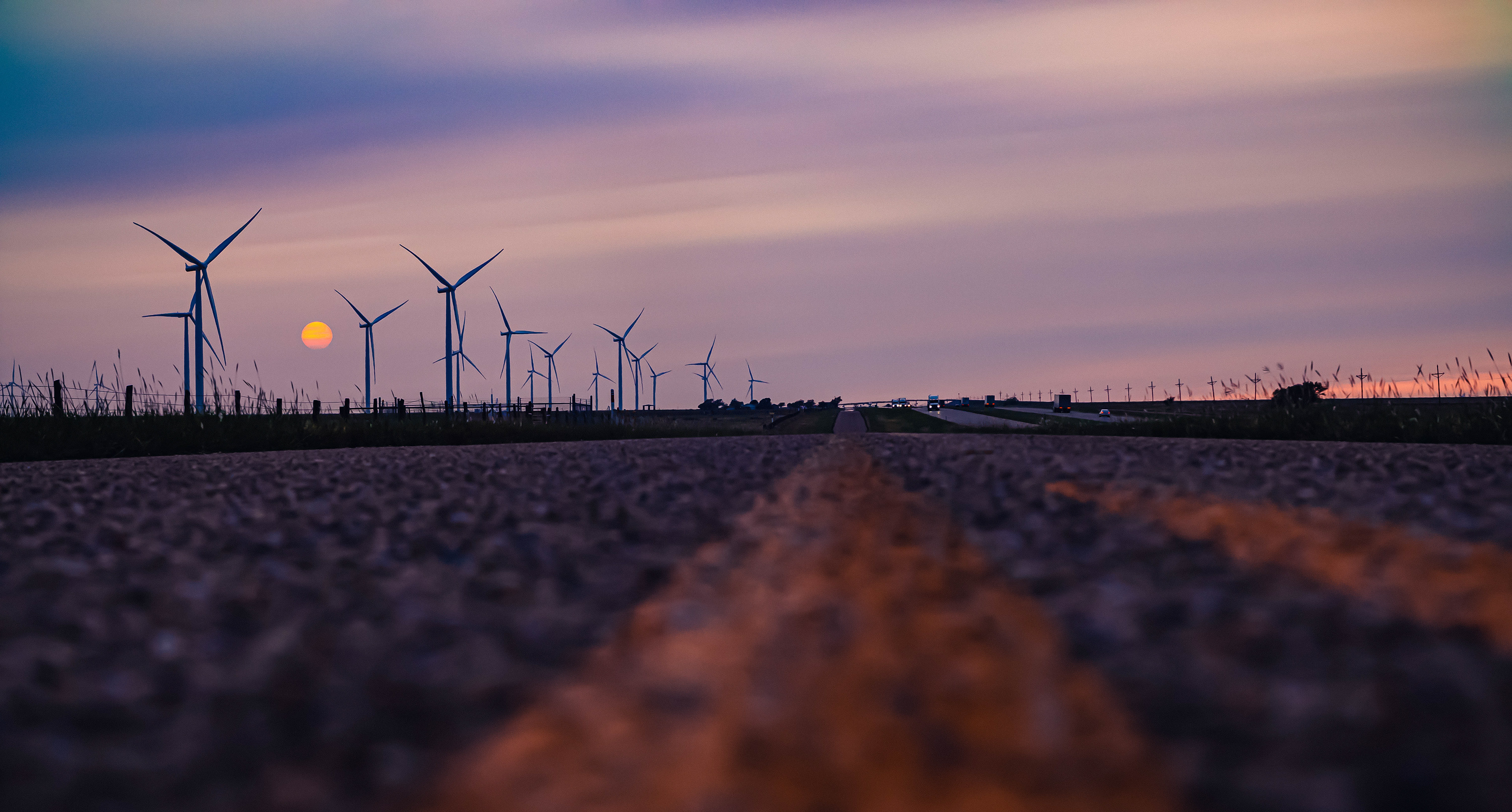 Windfarm west of Amarillo, TX