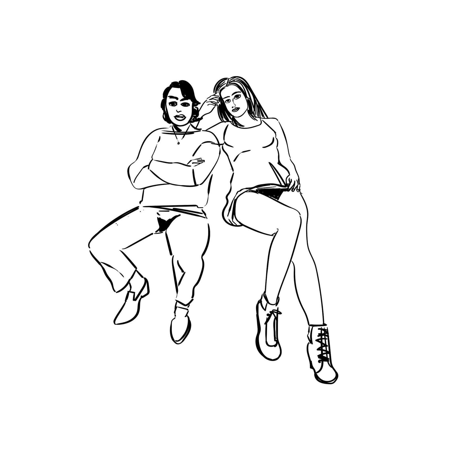 #Drw-#2021-x018 Couple (Saturday evening) 2021