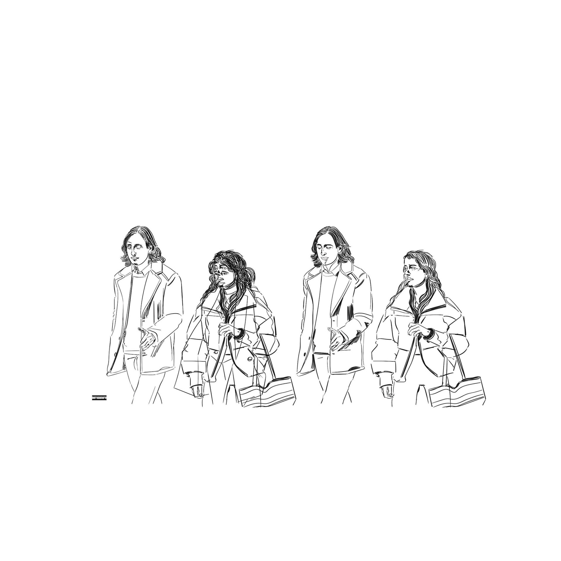 #Drw-#2021-x005 Study of couples 2021