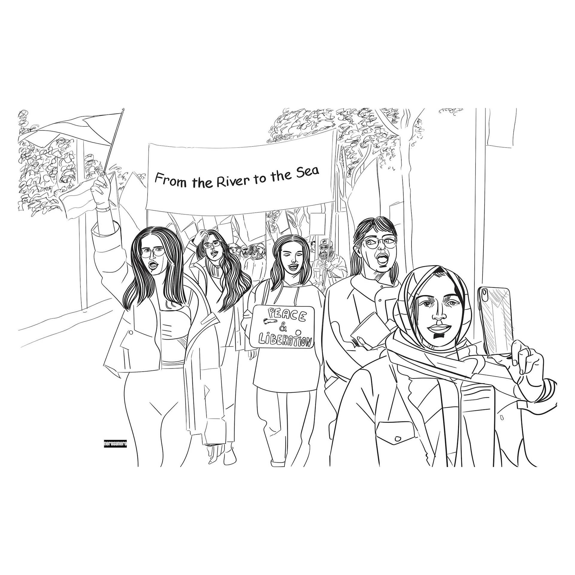 #1898DRW From the river to the sea no2 (for Palestine) 2023