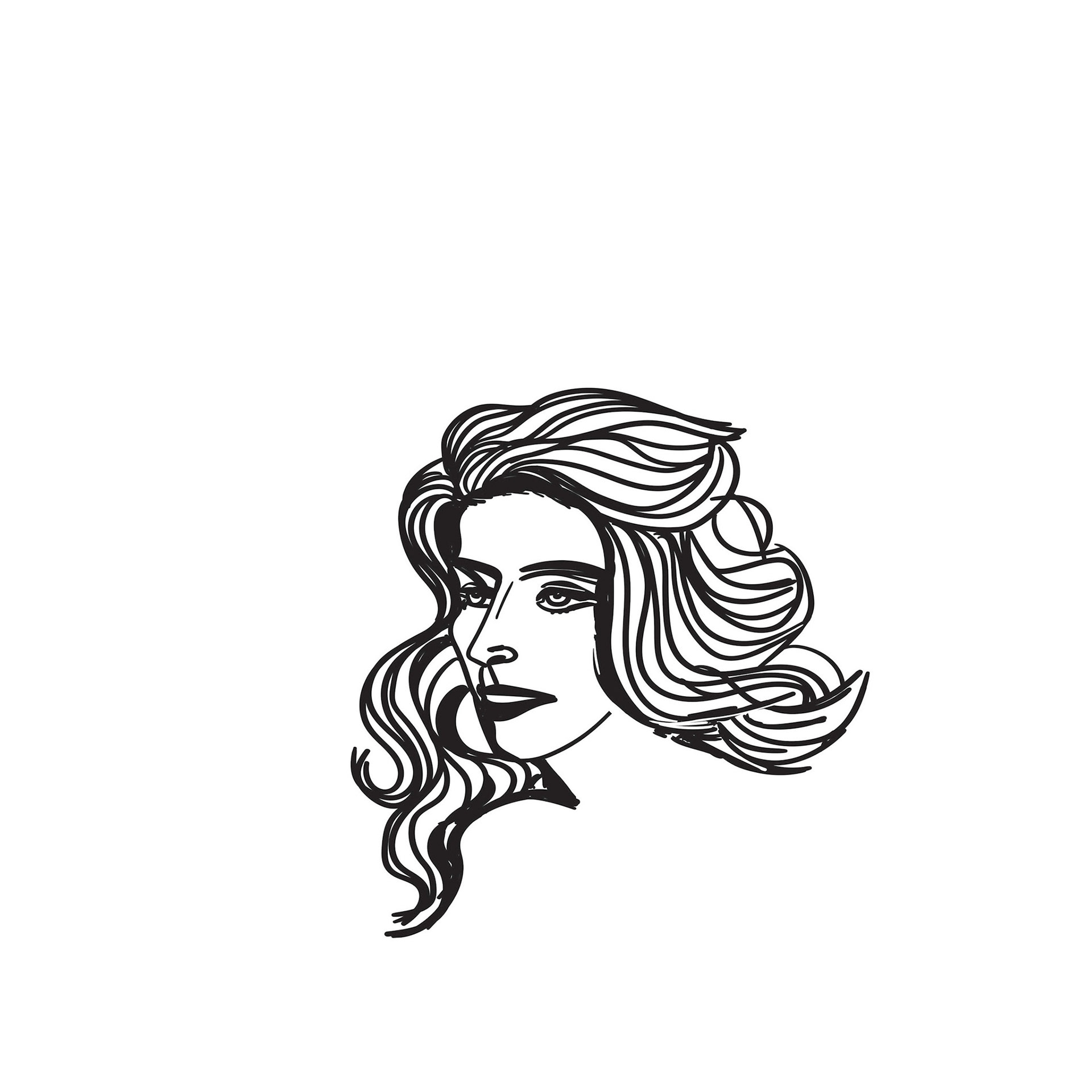 #1828DRW Study for Cover (Girl / Lacca) 2023