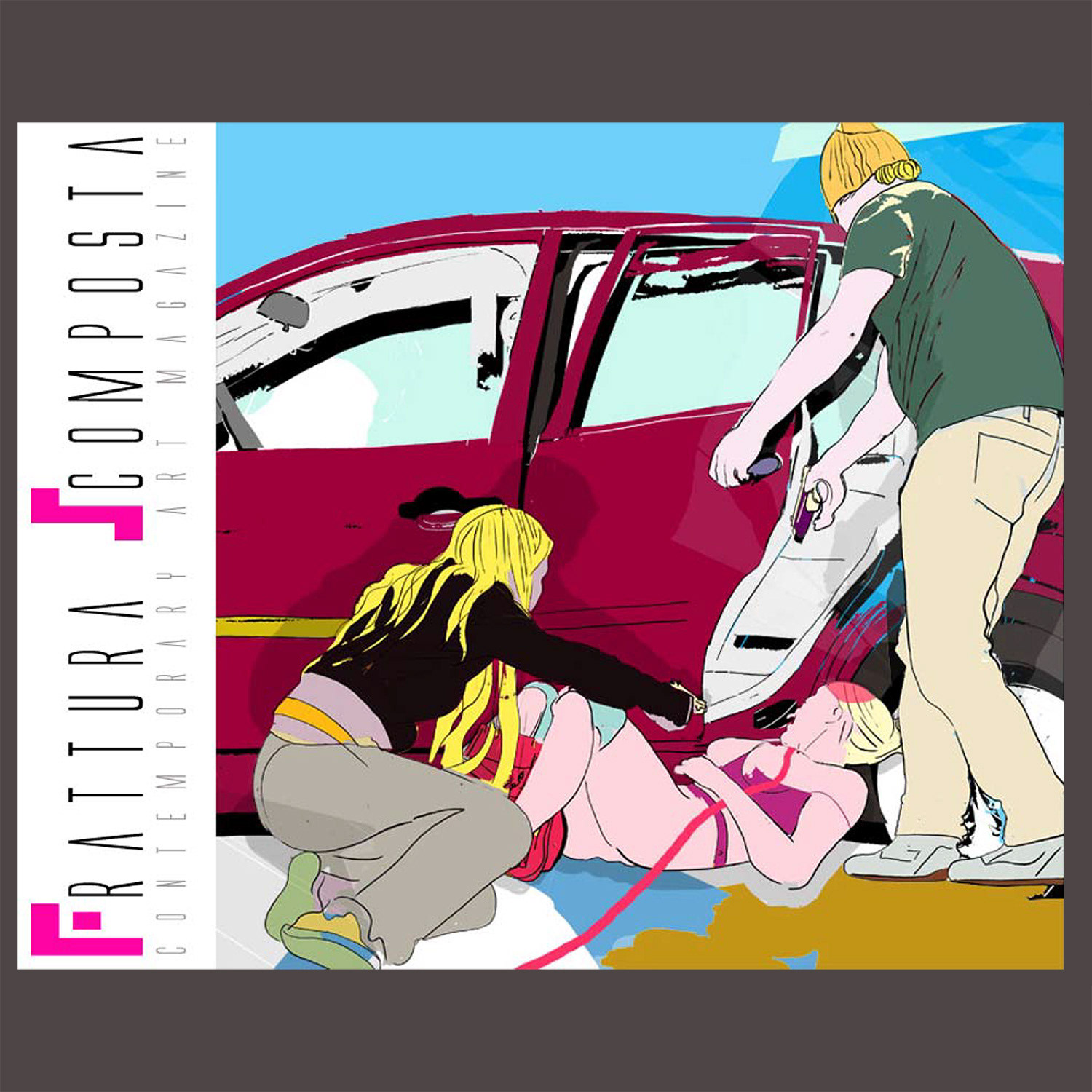 Frattura Scomposta, Contemporary Art Magazine (Milan, March 2008) no. 18 / Back Cover