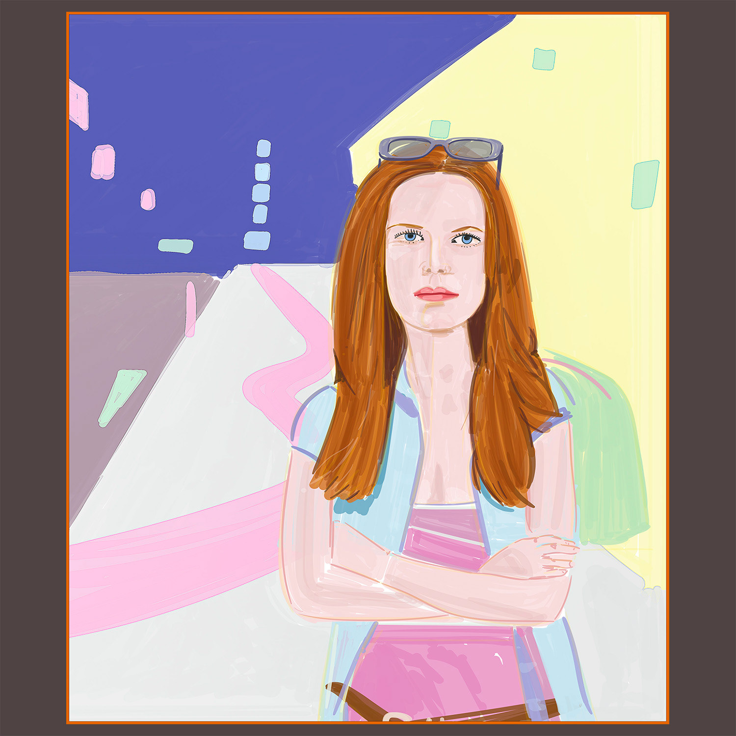 #2034A Martina, Martina..., 2025, New Mixed Media, 40x34cm