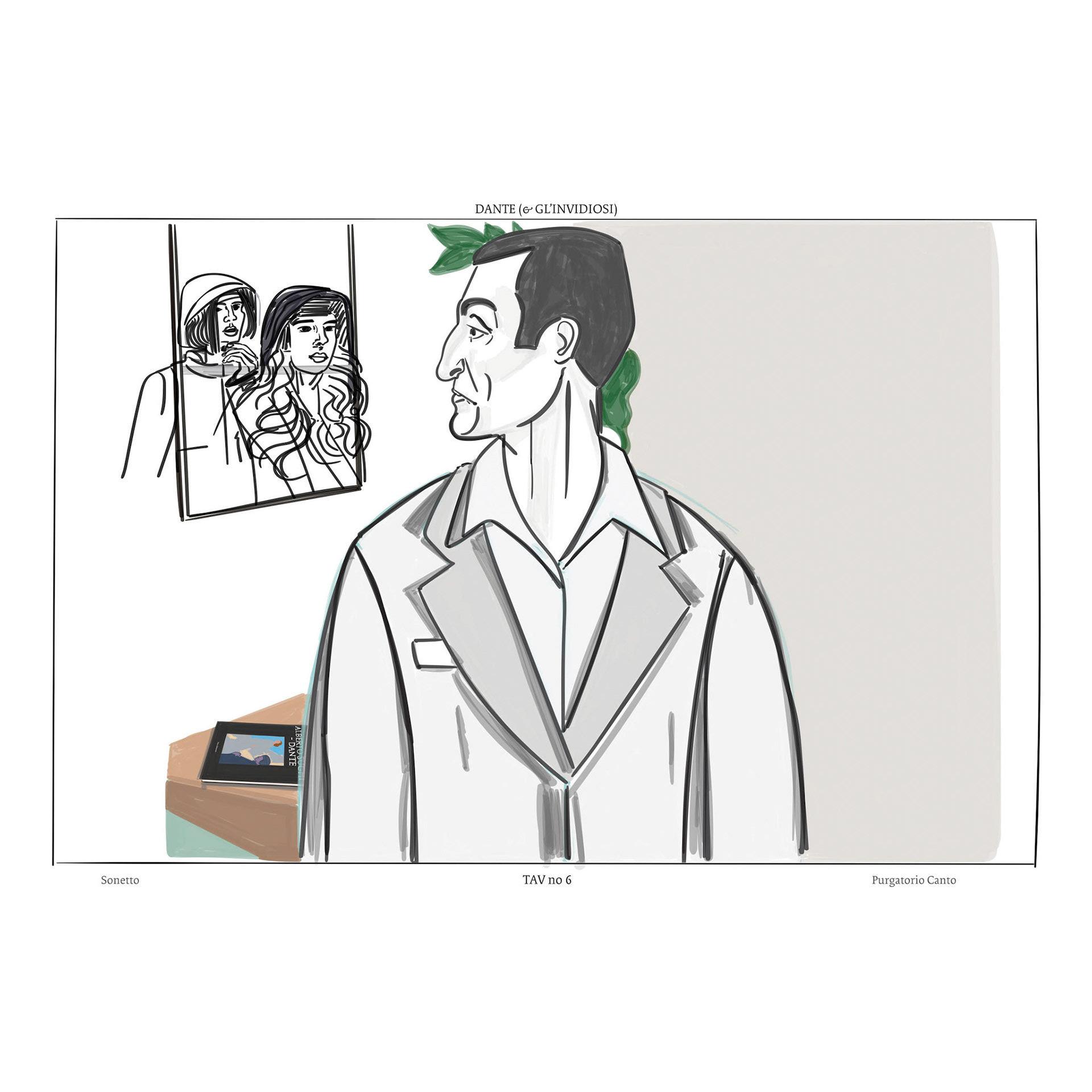 #Drw2021-#1558DRW Dante e gl'Invidiosi: Il Beato Regno.   2021