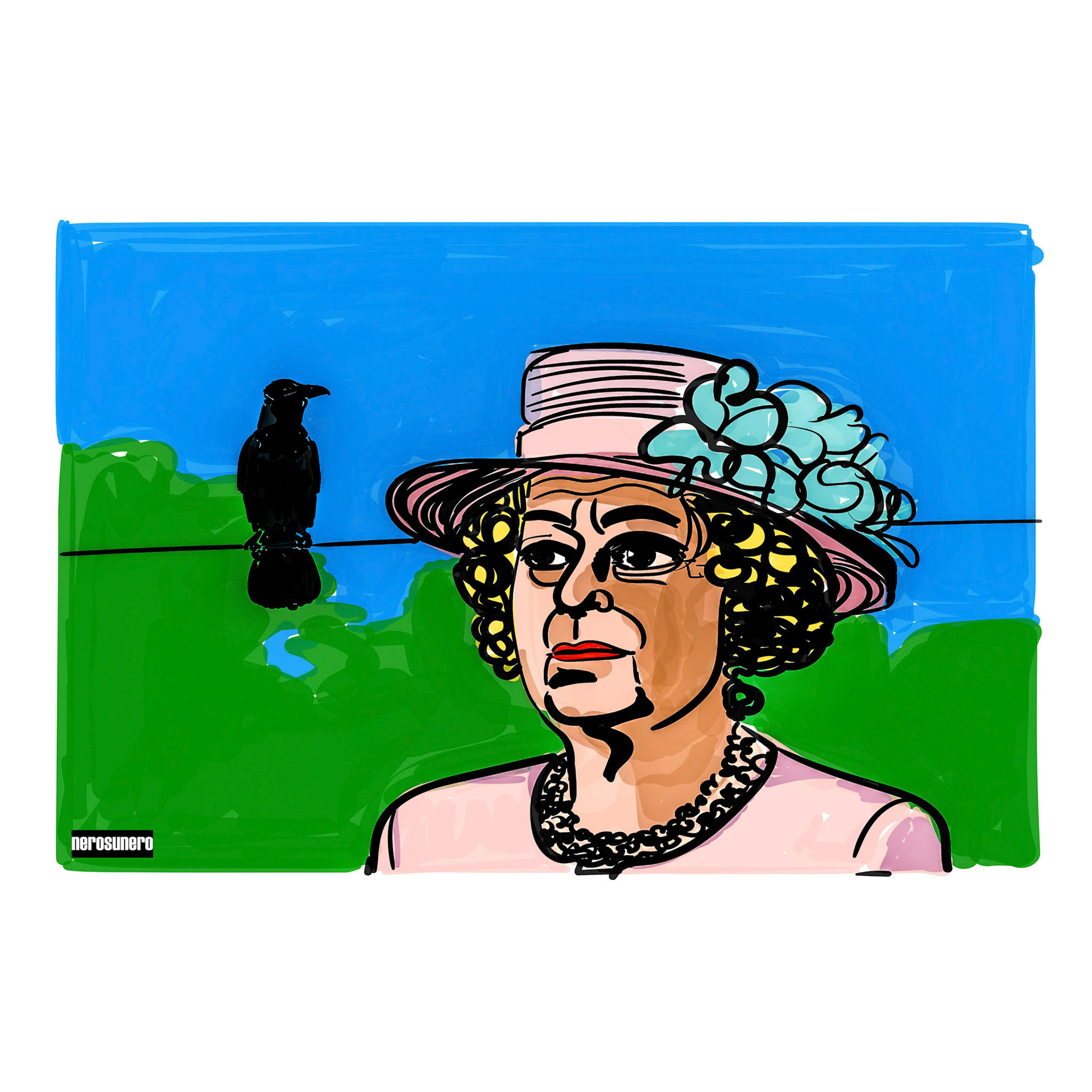 #Drw-#2021-x046 Boris and Elisabeth (Funeral Party) 2021