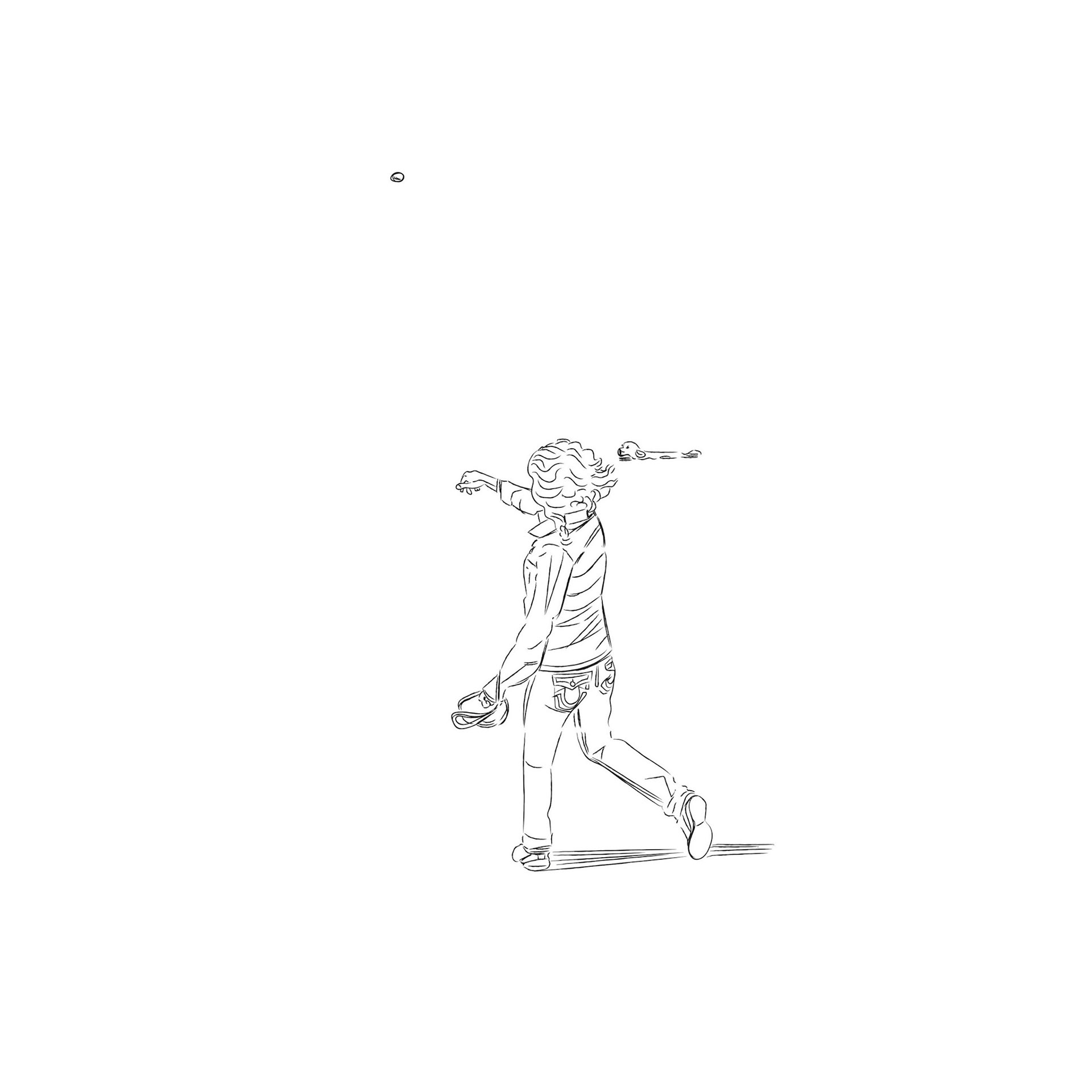 #1824DRW Study for Cover Young Boy and Dog/ Lacca) 2023