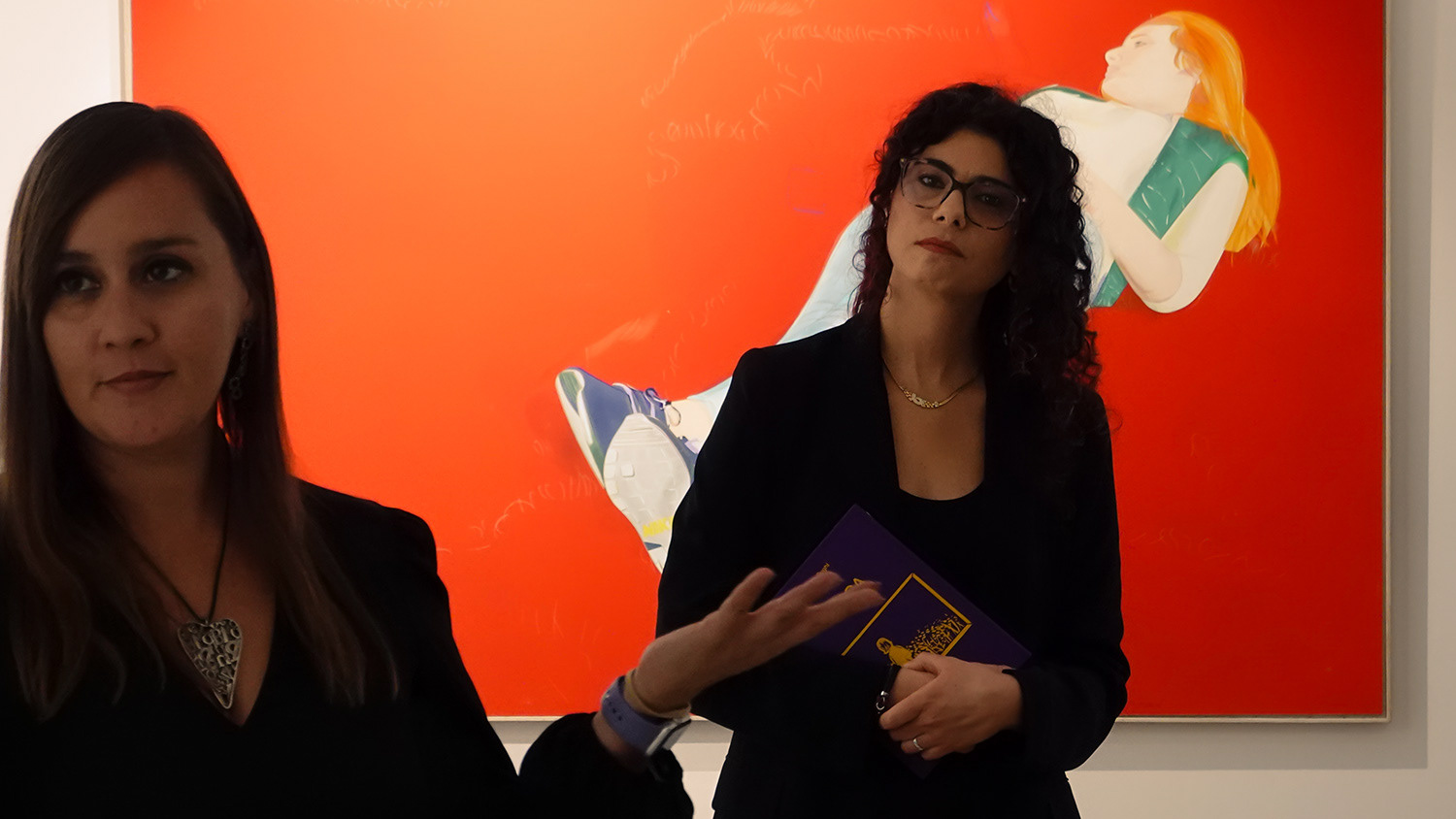 Barbara Tamburro (Sesto Senso Art Gallery) & Antonella Dilorenzo (Rivista Blam!)